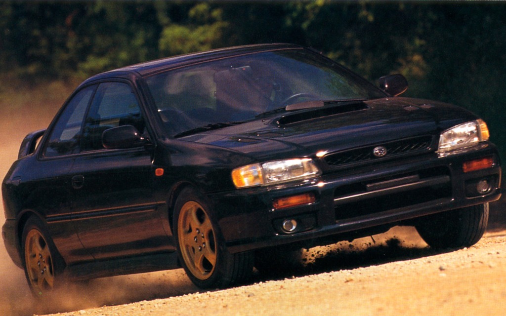 <p>Subaru Impreza Coupe, circa 1997</p>