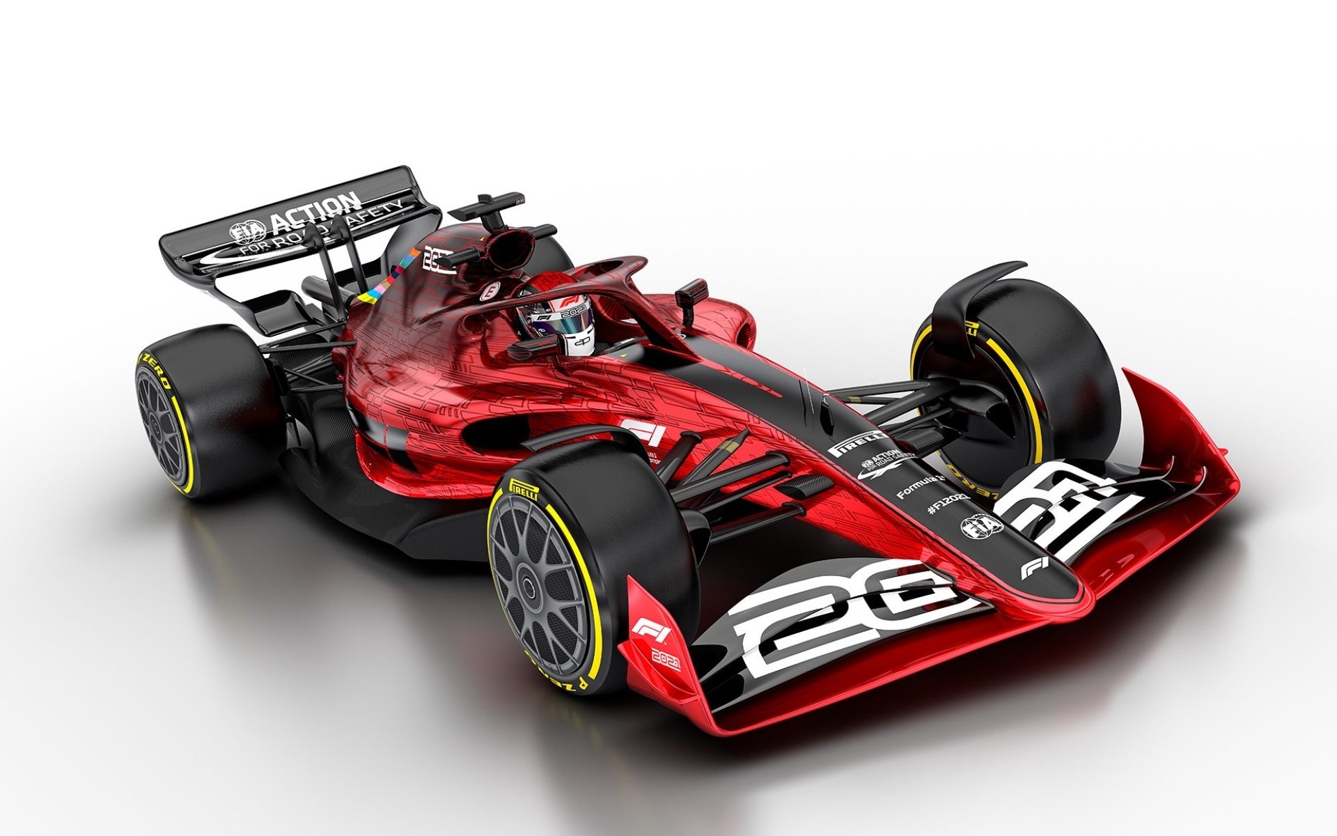 Voiture de course de Formule 1 Course automobile de Formule 1 Pop