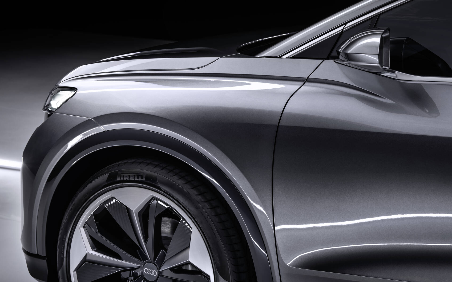 <p>Audi Q4 Sportback e-tron concept</p>