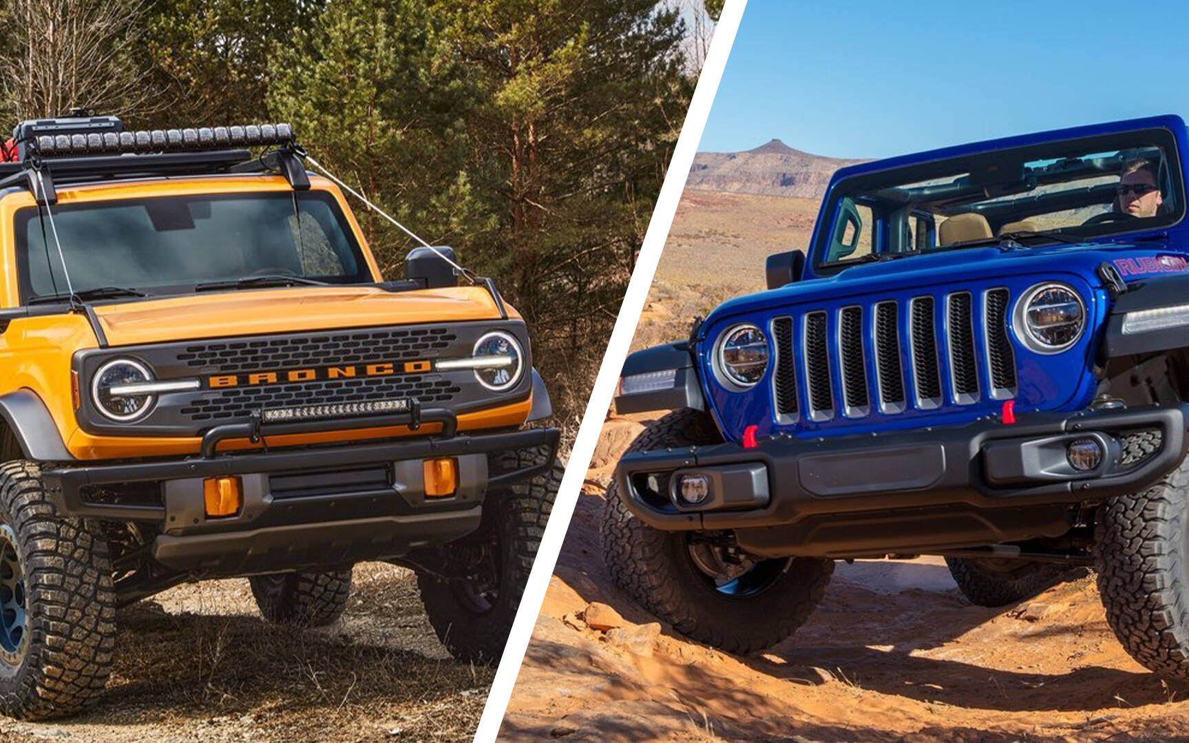2021 Ford Bronco vs. 2020 Jeep Wrangler: The Numbers - The Car Guide