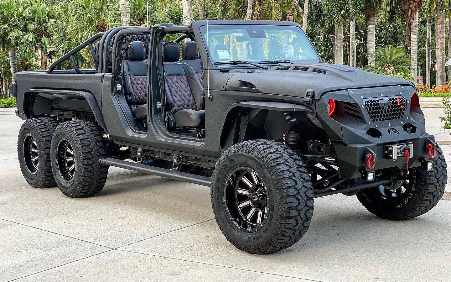 This Jeep Gladiator 6x6 Straight Out of Hell Packs a Corvette Engine - The  Car Guide