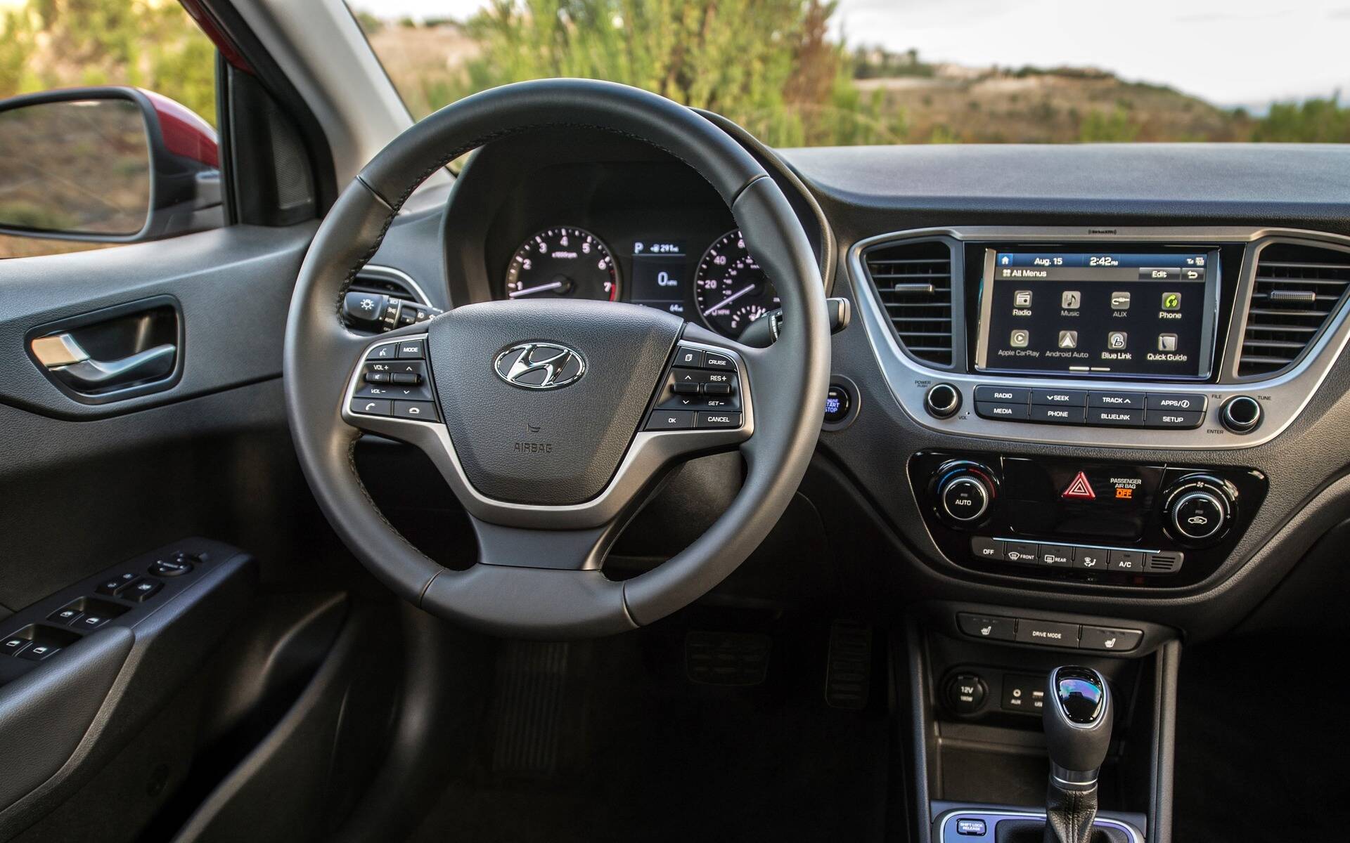<p>Hyundai Accent de cinquième (et dernière) génération.</p>