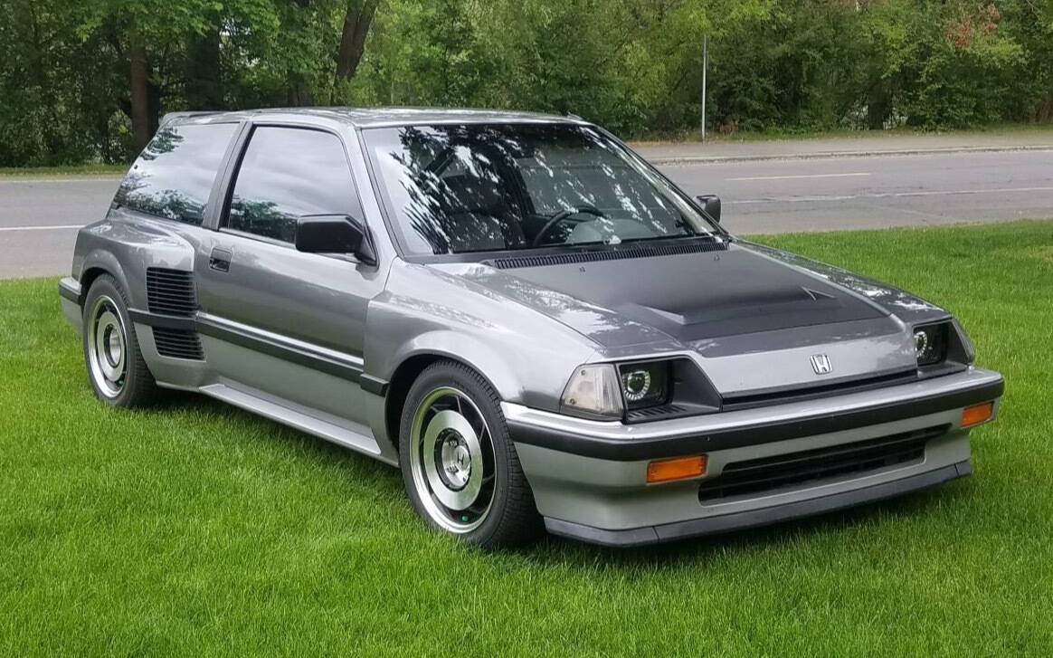 Mid Engined 1984 Honda Civic Hatchback Sold For 55 000 The Car Guide