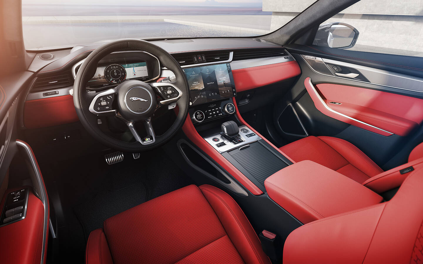 21 Jaguar F Pace Update Includes High Tech Interior Electrification The Car Guide