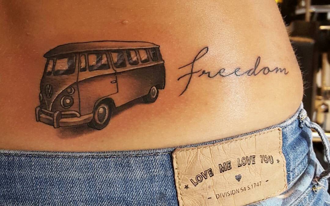 <p>No. 8 most tattooed car model: Volkswagen Bus</p>
