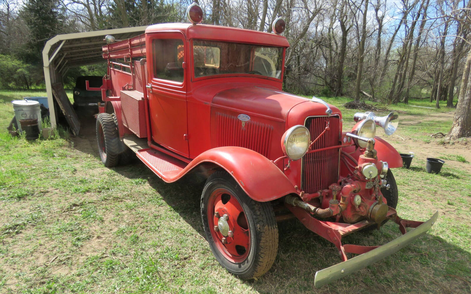 <p>Camion d'incendie Ford 1934</p>