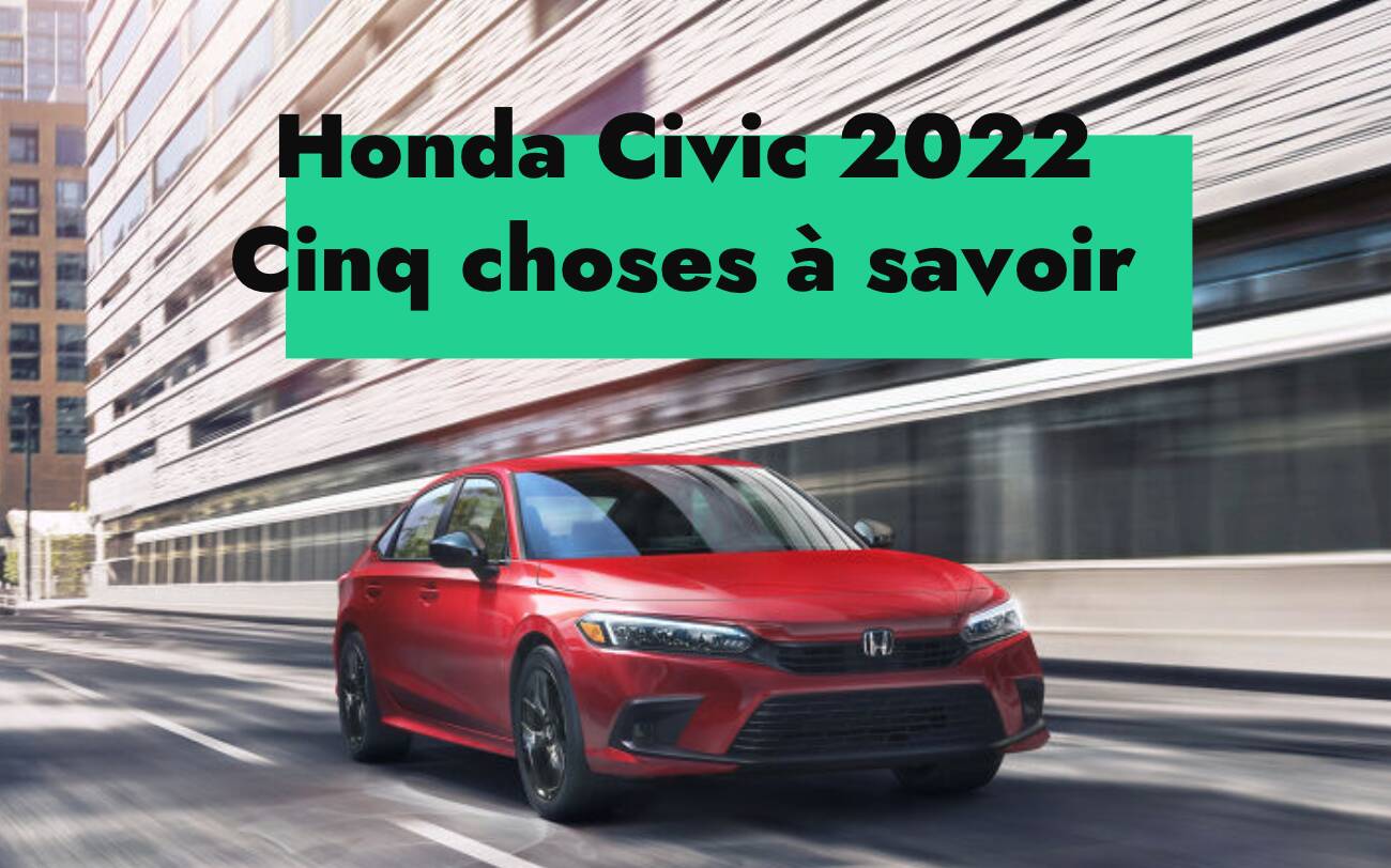 Honda Civic 2022 : 5 finitions au catalogue - Vivacar.fr