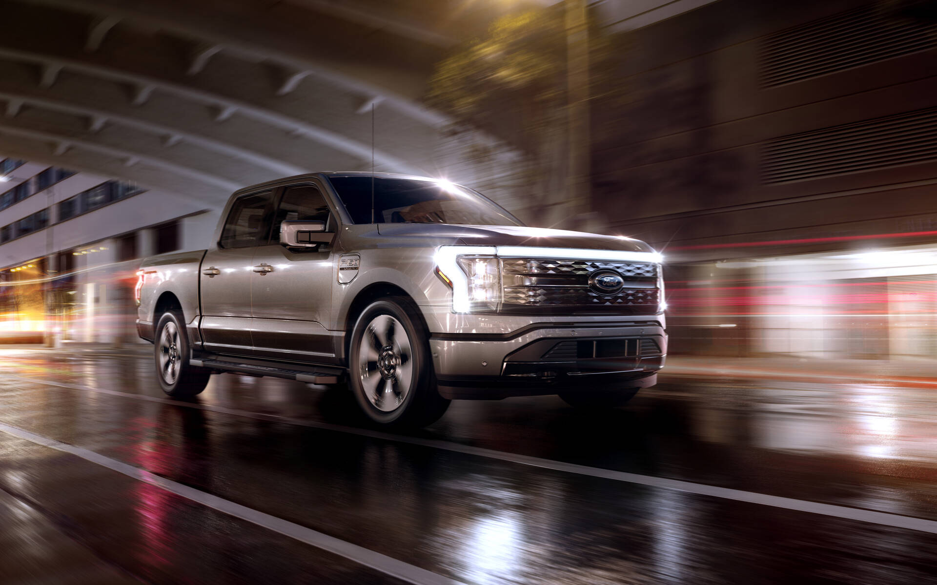 Ford's F-150 Lightning Platinum Black edition is a hot choice