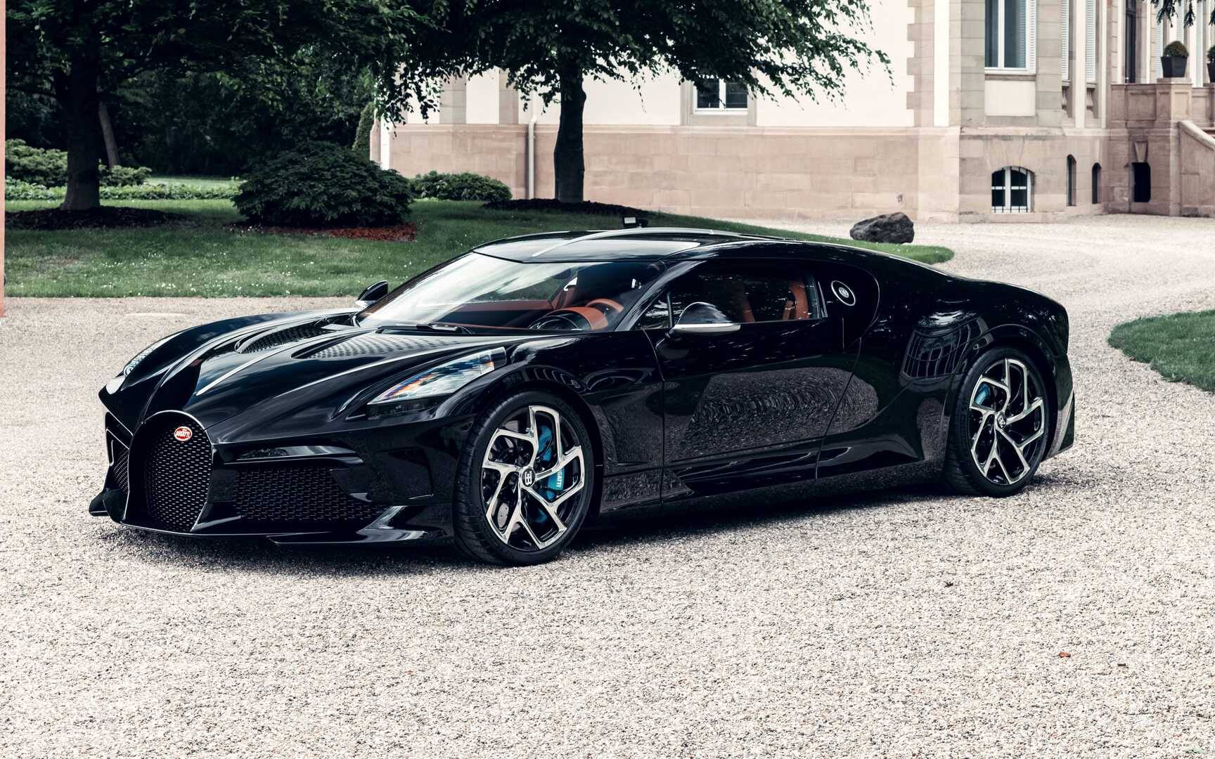 Bugatti la voiture noire miniature