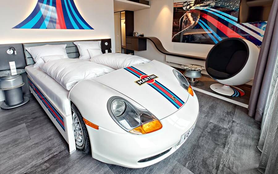 <p>Petrol Heads Room (Martini Porsche Boxster)</p>
