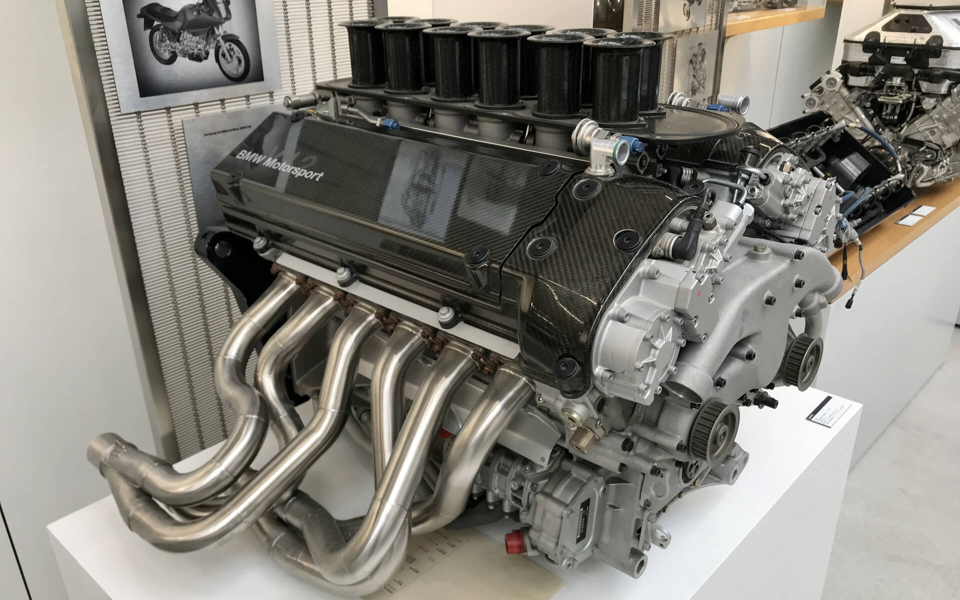 <p>6.0L V12 engine from BMW V12 LMR race car in the late '90s.</p>