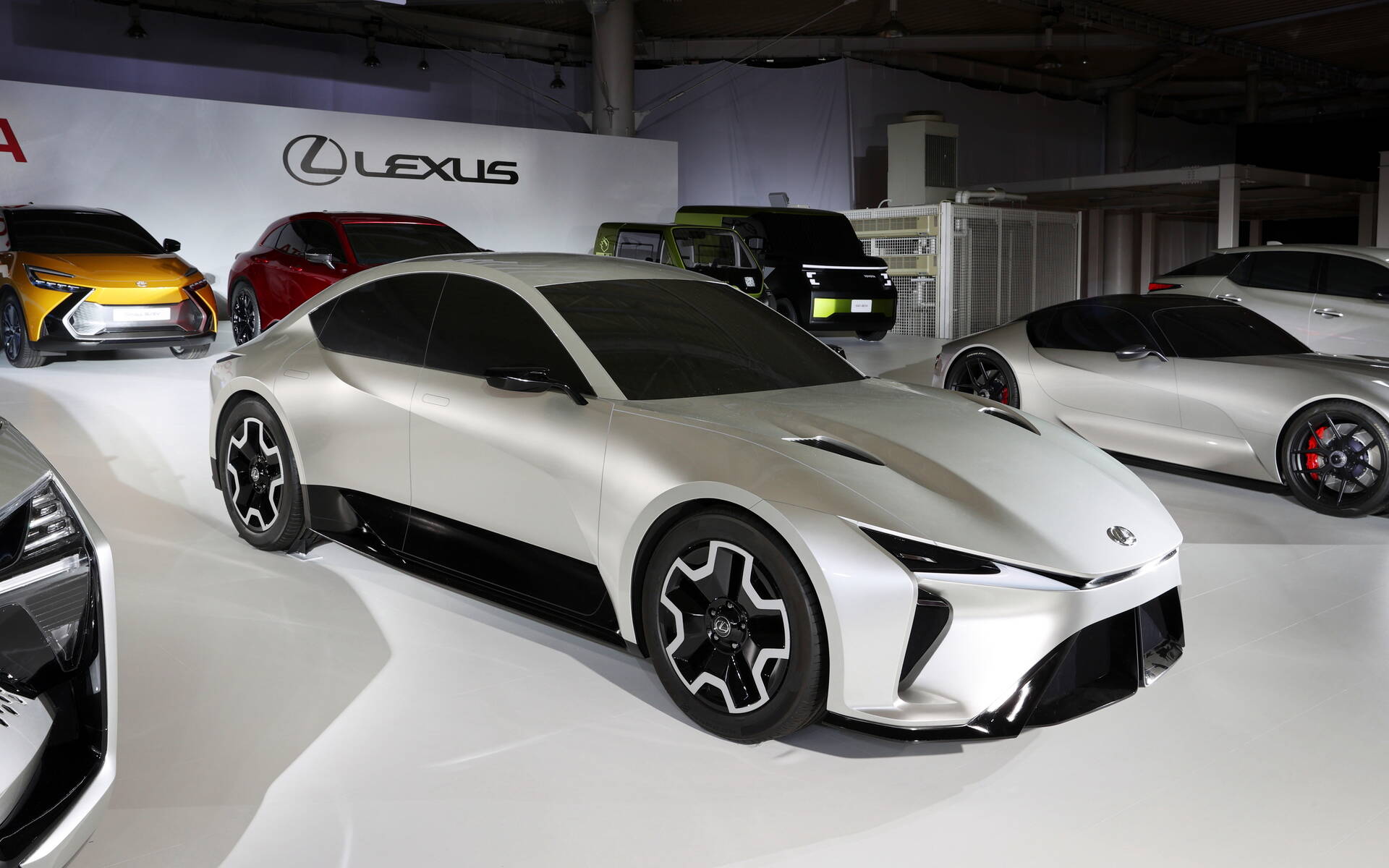 <p>Lexus Electrified Sedan</p>