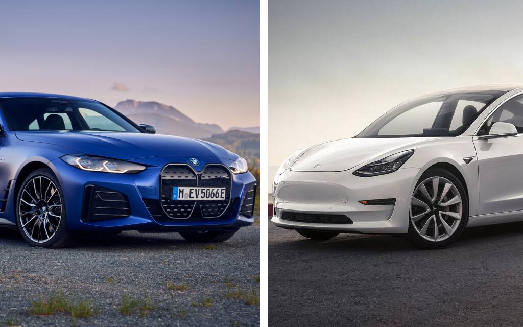 The 2024 BMW i4 vs. Tesla Model 3