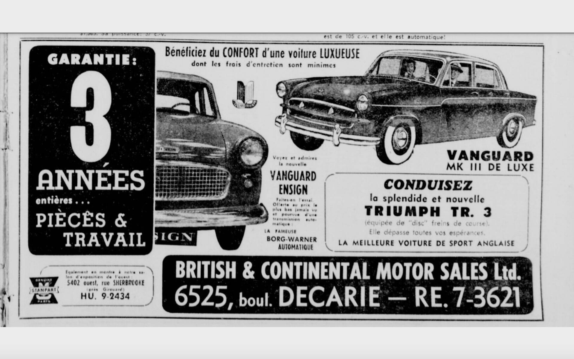 <p>Salon de l’auto anglaise 1958 à l’hôtel Queen Elizabeth</p>
