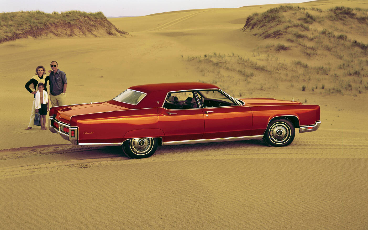 <p>Lincoln Continental 1970 de nouvelle génération, plus volumineuse.</p>