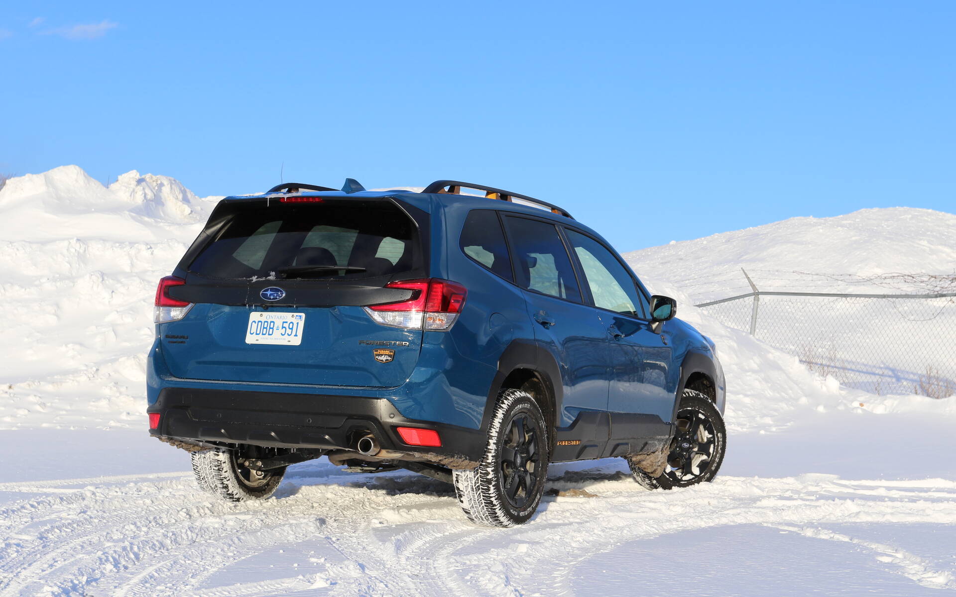 Le Subaru Forester Wilderness 2022 à l'épreuve de l'hiver - Guide Auto