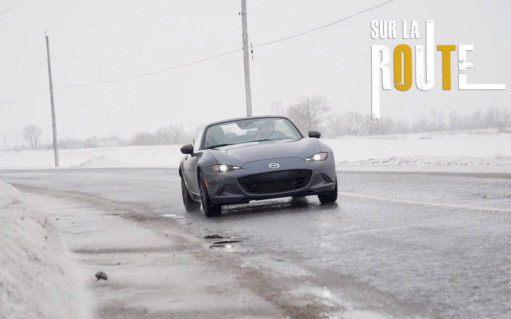 En vidéo : la Mazda MX-5 mise à l'épreuve en hiver