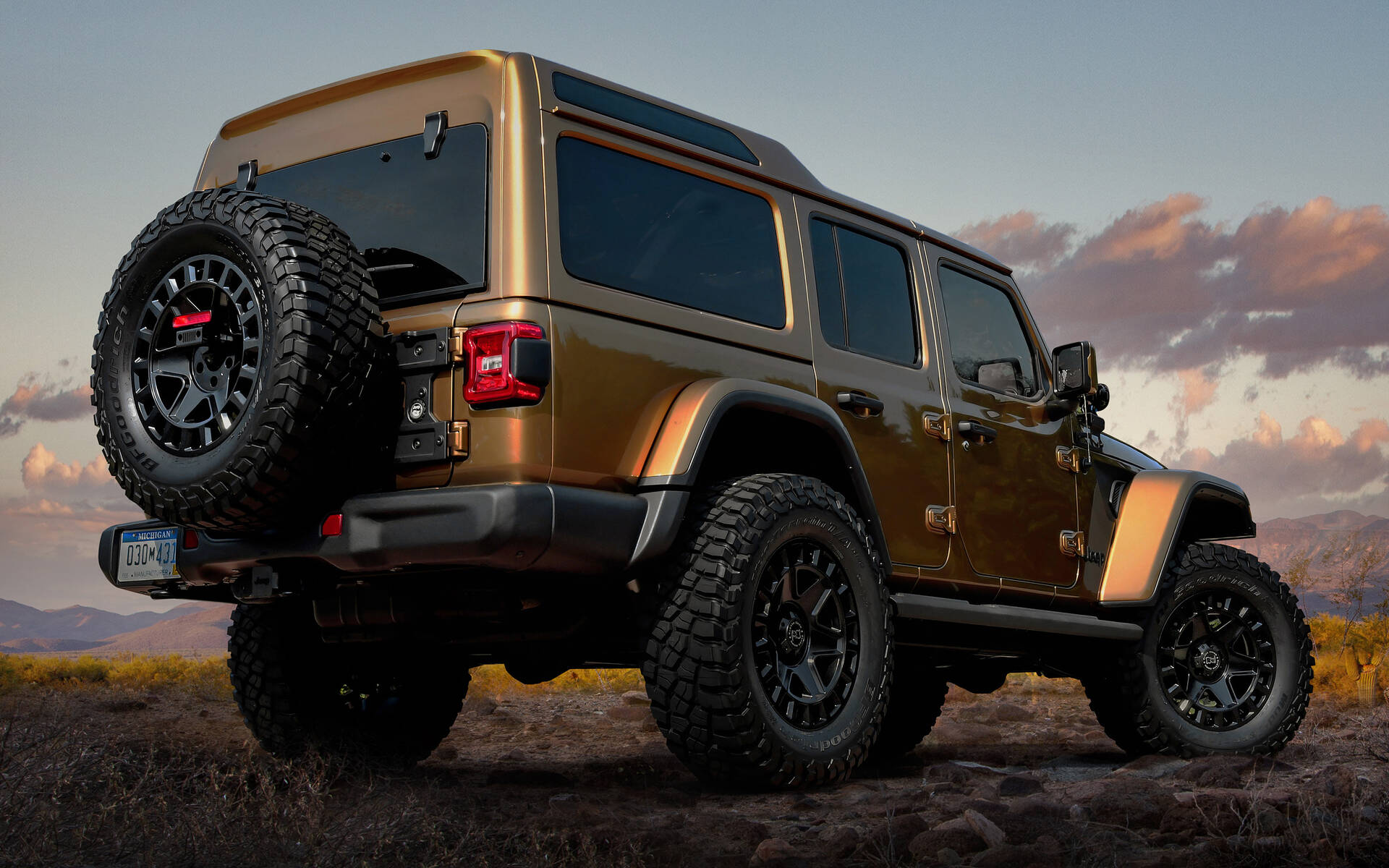 <p><strong>Jeep Wrangler Overlook Concept SEMA</strong></p>