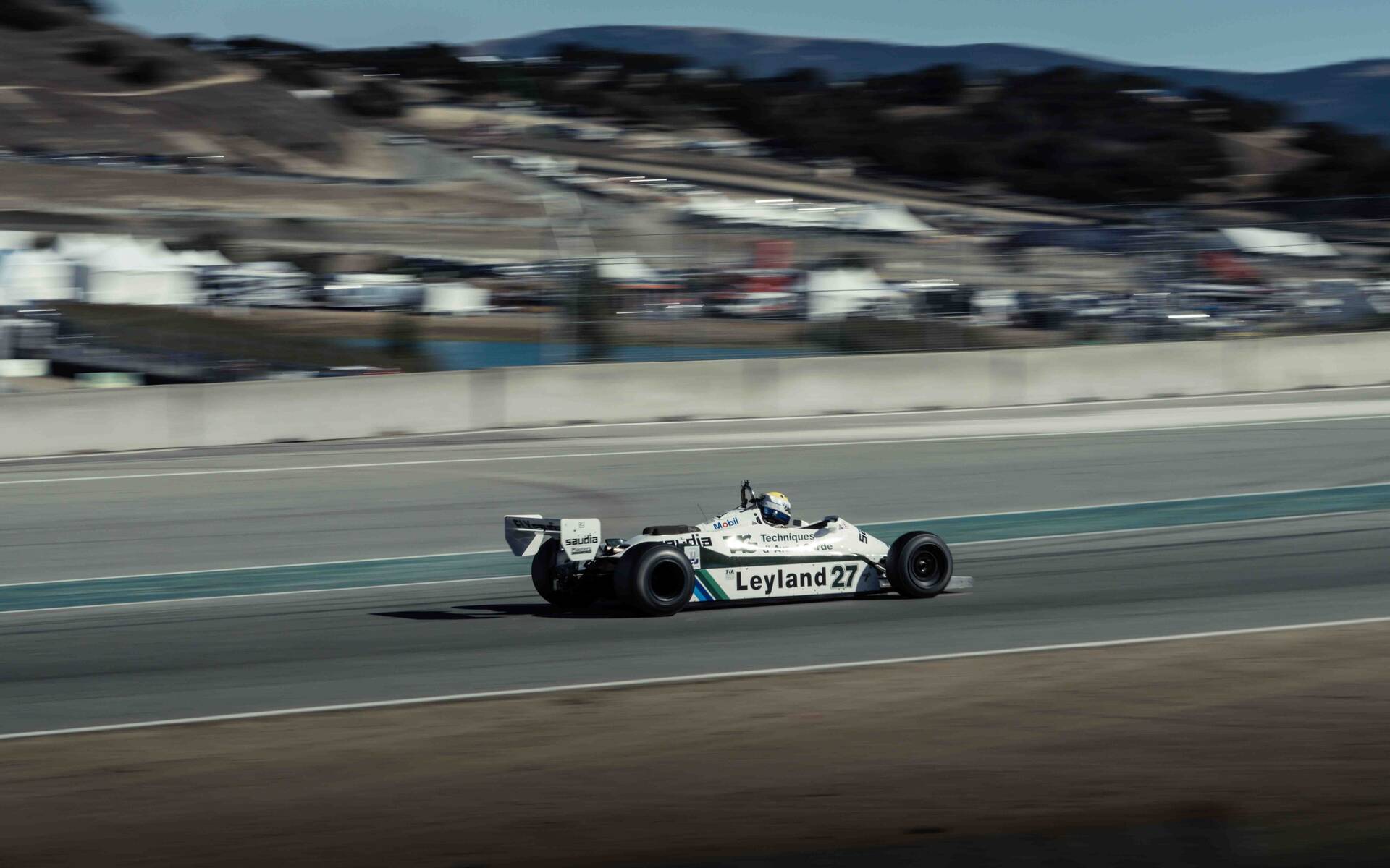 <p>La Williams FW07 à moteur V8 Ford de Alan Jones.</p>