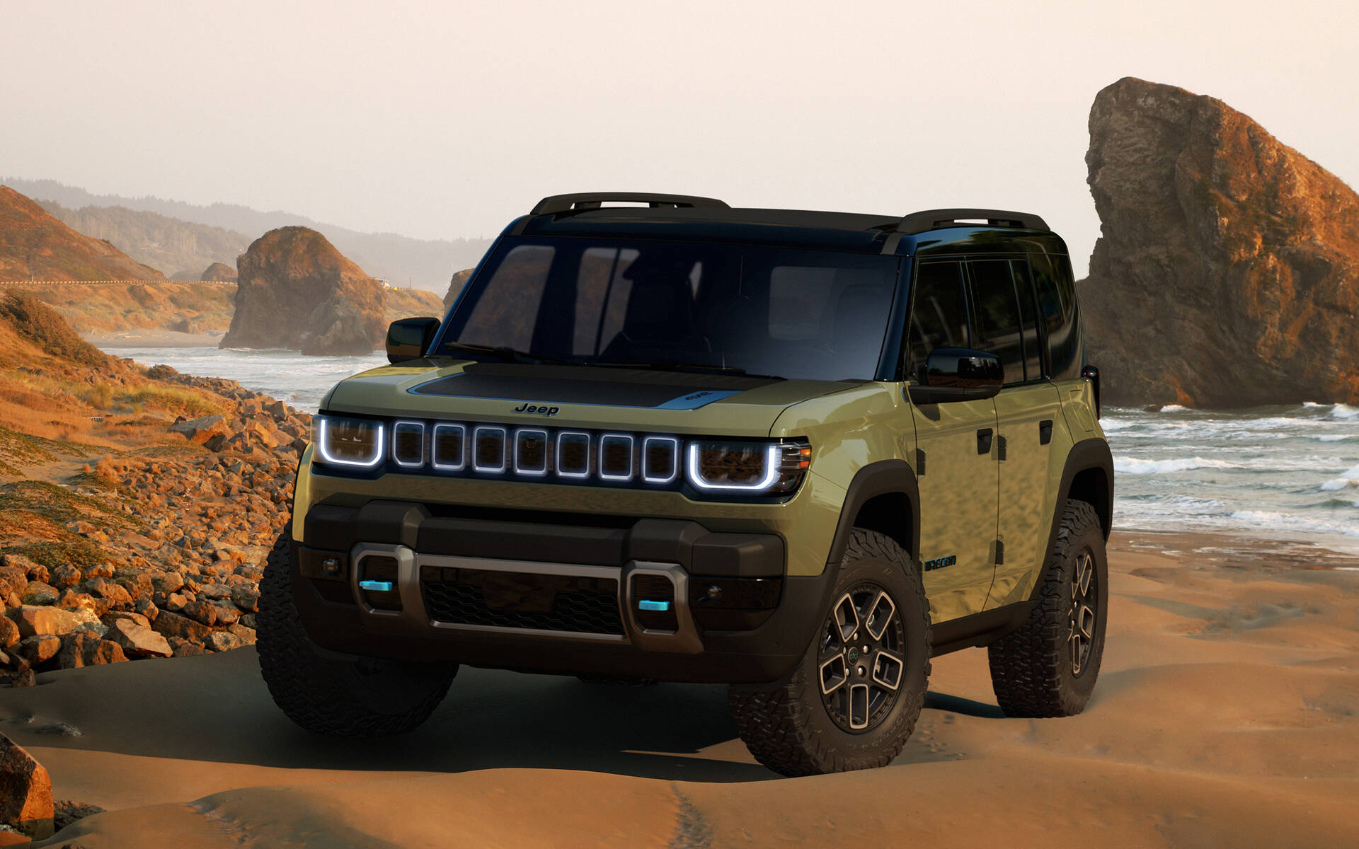 Fully Electric Jeep Recon, Wagoneer Revealed Ahead of 2024 Launch The