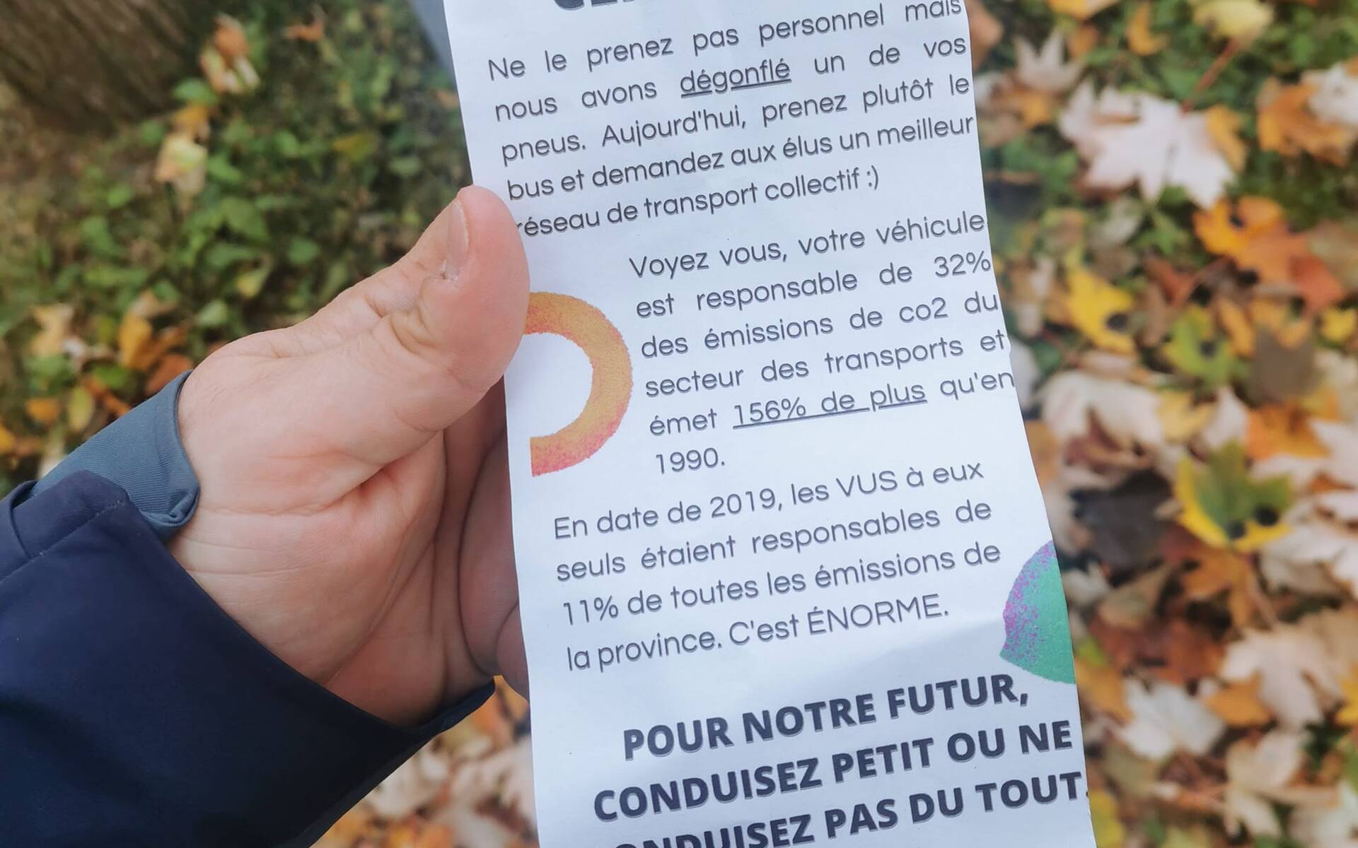 Guerre aux VUS : « Les Dégonfleurs » sévissent à Québec - Guide Auto