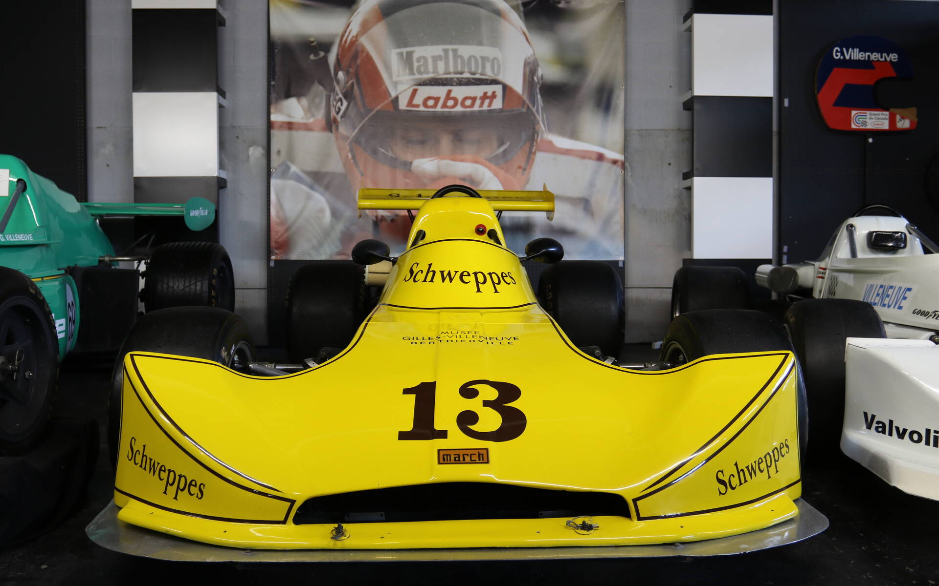 <p>La première Formule Atlantique pilotée par Gilles Villeneuve.</p>