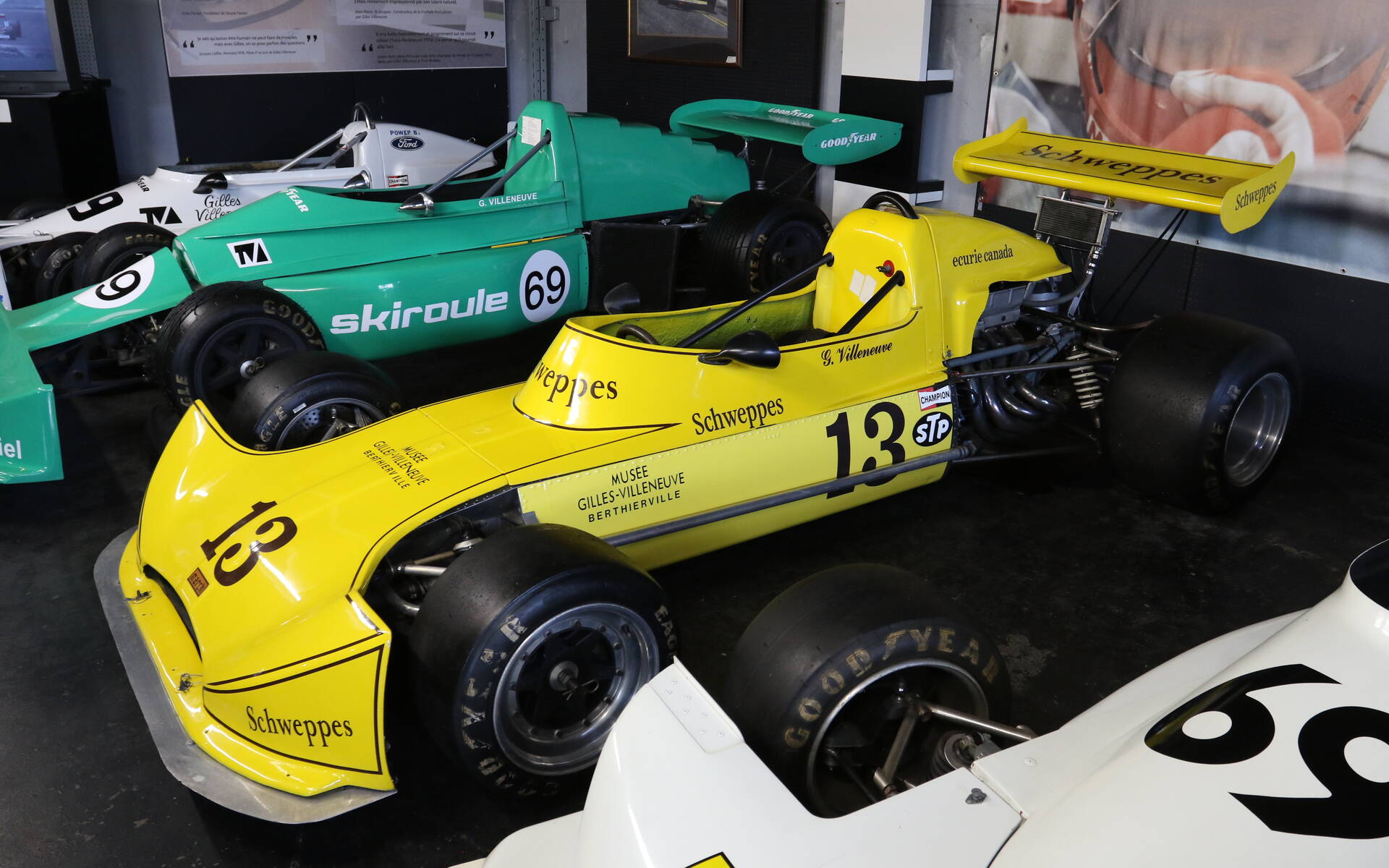 <p>La première Formule Atlantique pilotée par Gilles Villeneuve.</p>