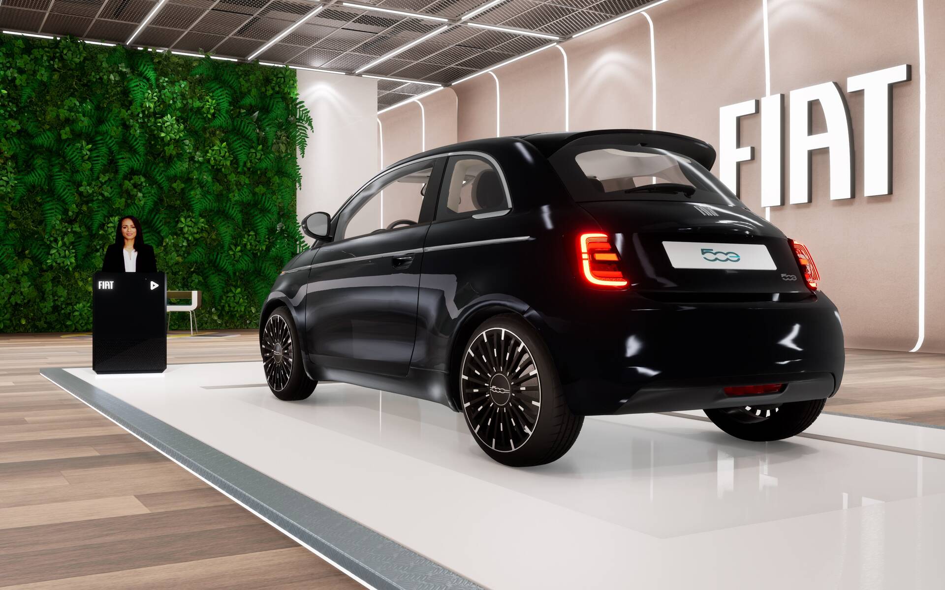La nouvelle Fiat 500e en vedette au CES... et dans le Metaverse 556465-la-future-fiat-500e-en-vrai-et-en-virtuel-au-ces