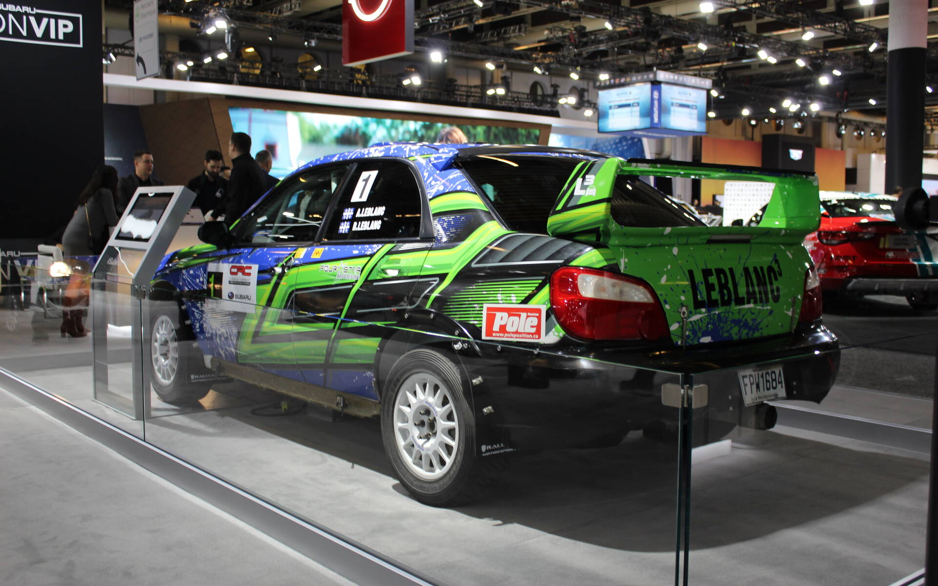 <p>Subaru CRC rally car</p>