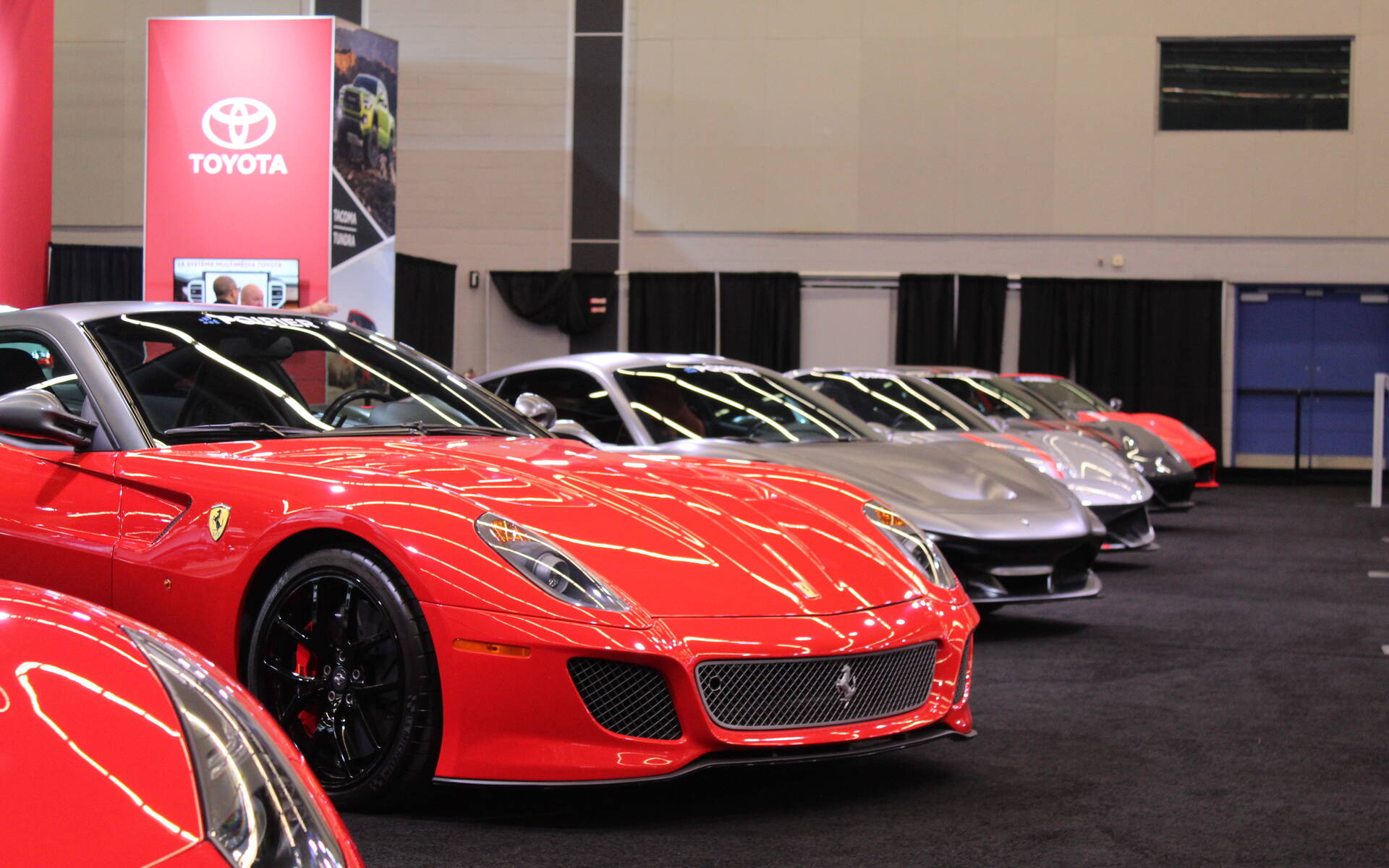 <p>Luc Poirier's Ferrari collection (599 GTO)</p>