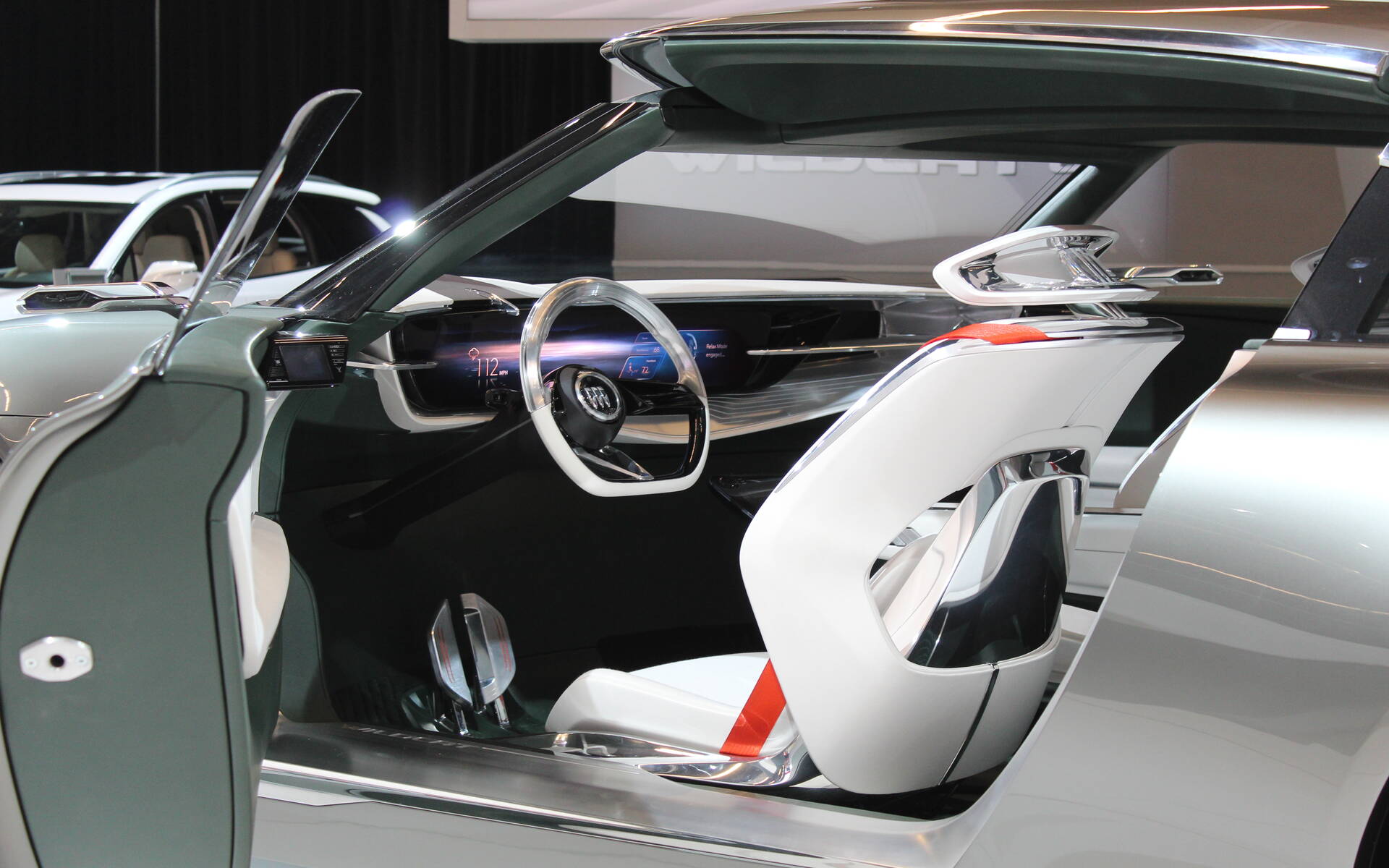 <p>Concept Buick Wildcat EV (vue de l'habitacle)</p>