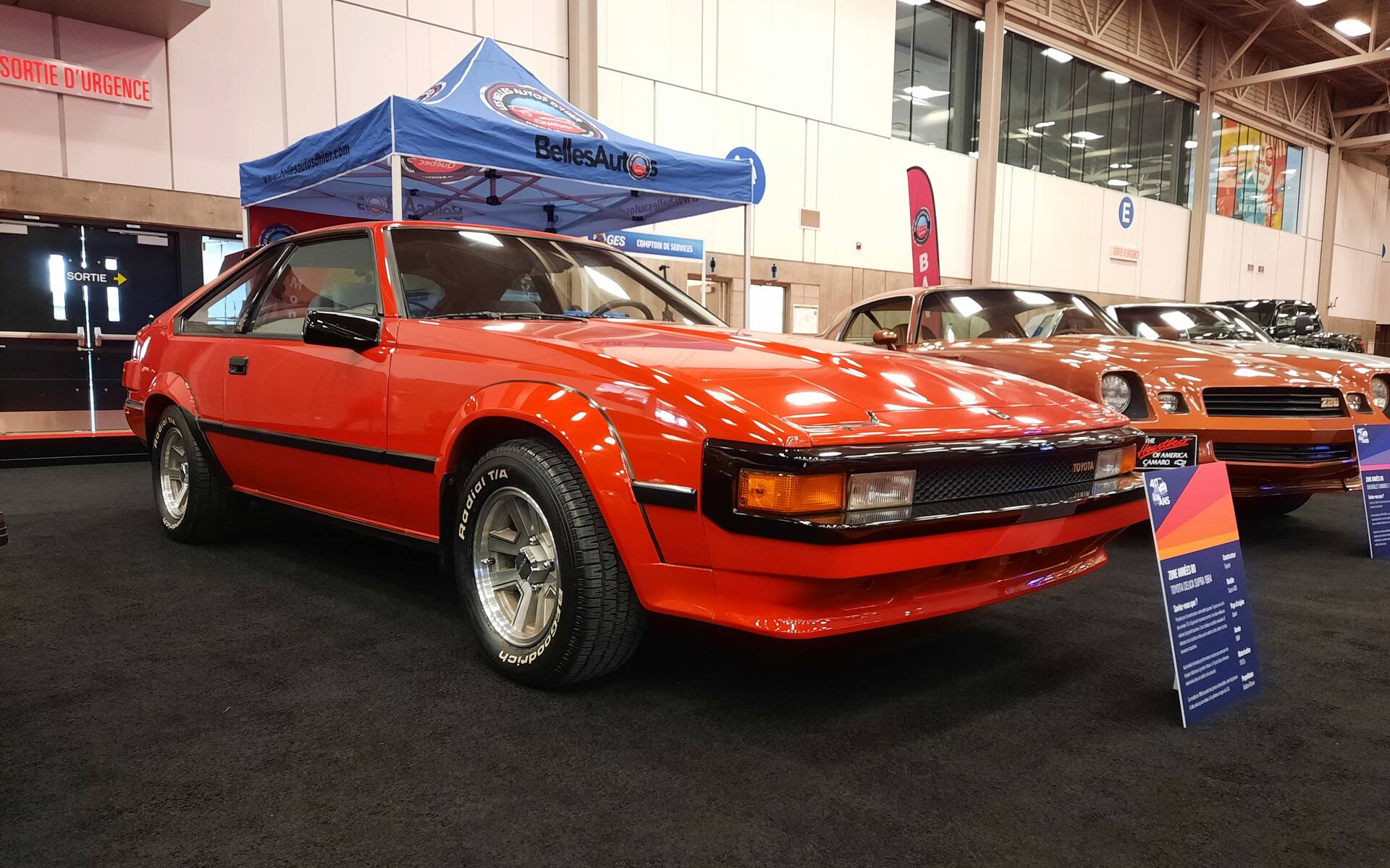 <p>Zone Années 1980 (Toyota Celica Supra A60 1984)</p>