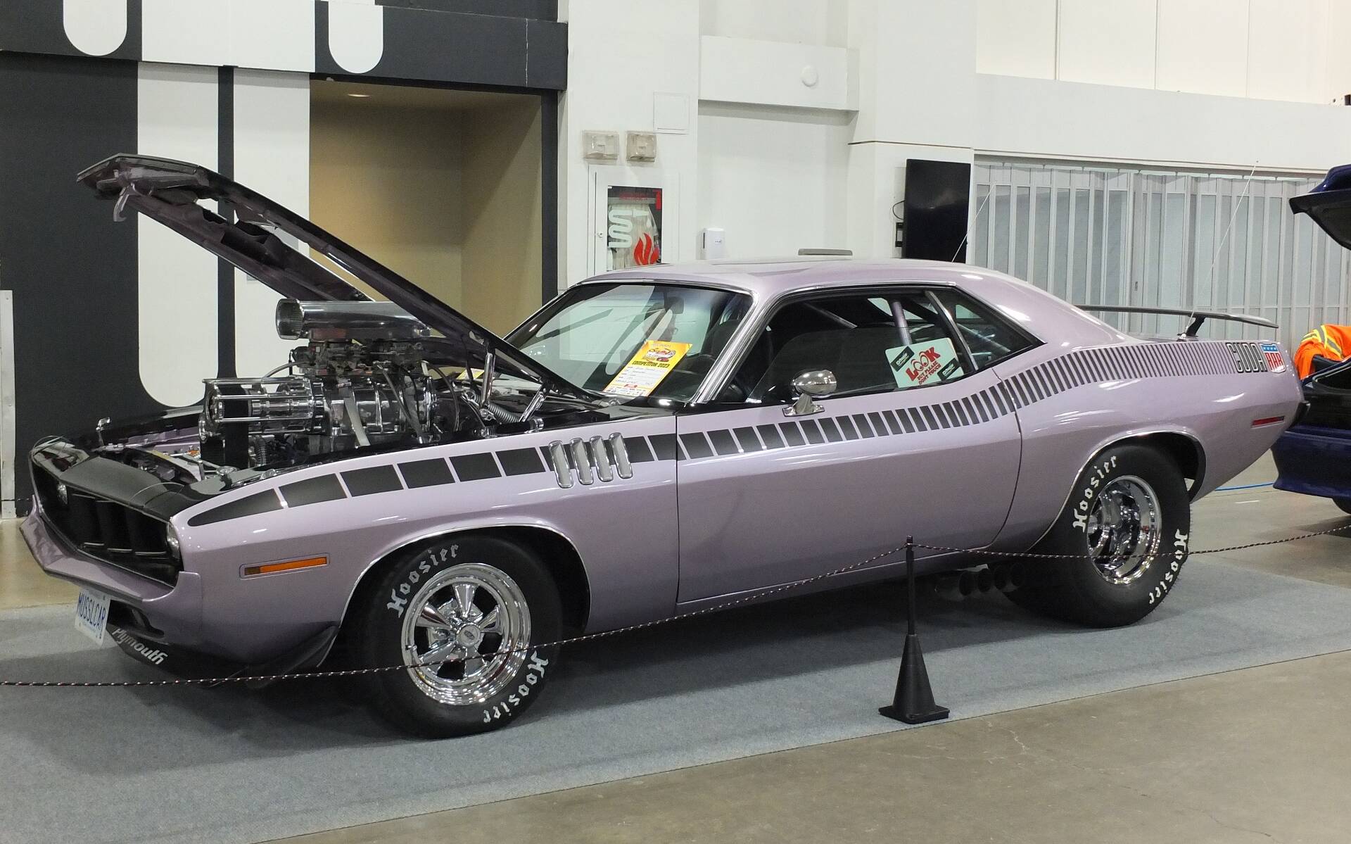 <p>1971 Plymouth Cuda Pro Street w/ supercharged 440 V8 (750 hp)</p>