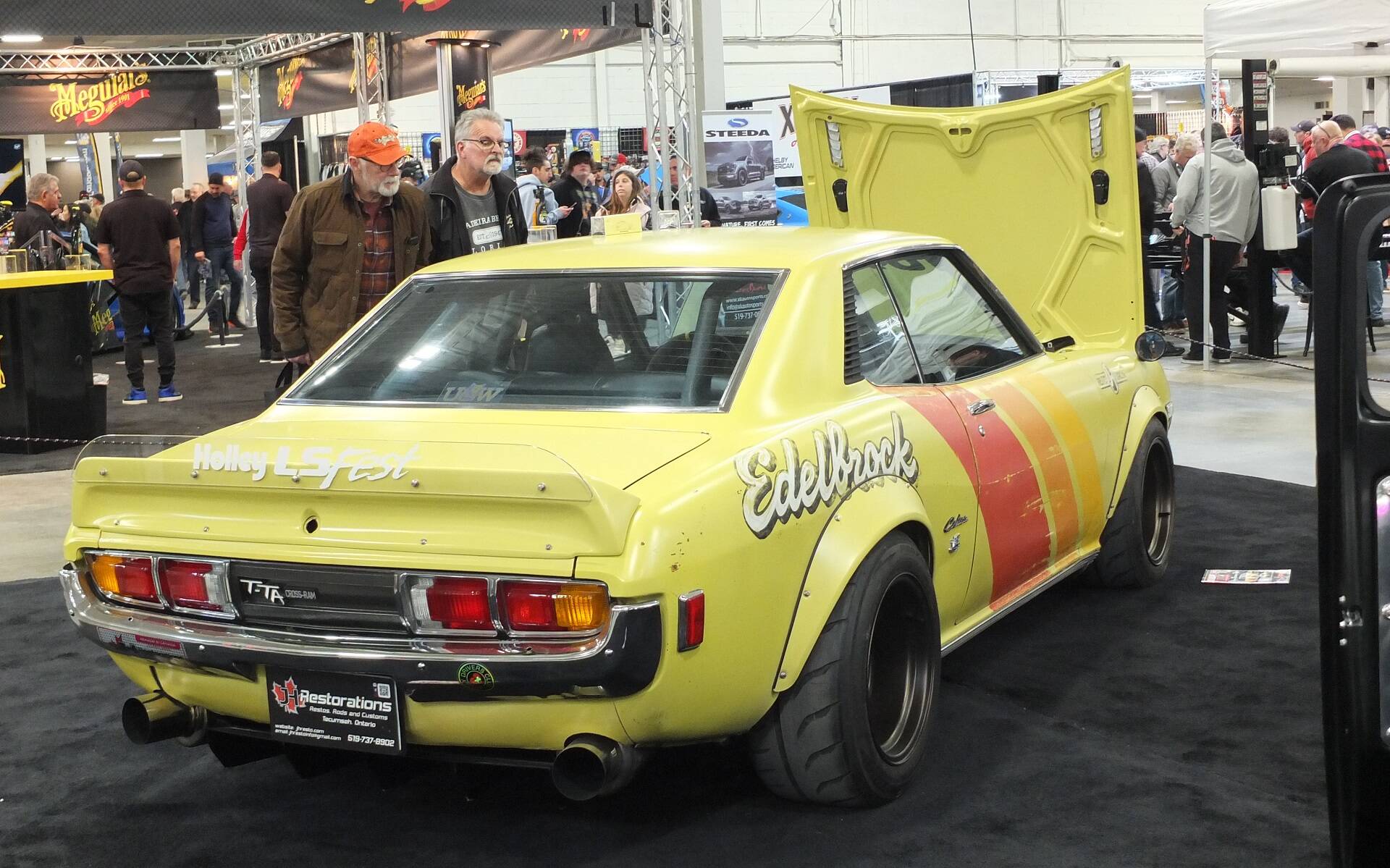 <p>1973 Toyota Celica ST powered by a 5.7-litre LS </p>
