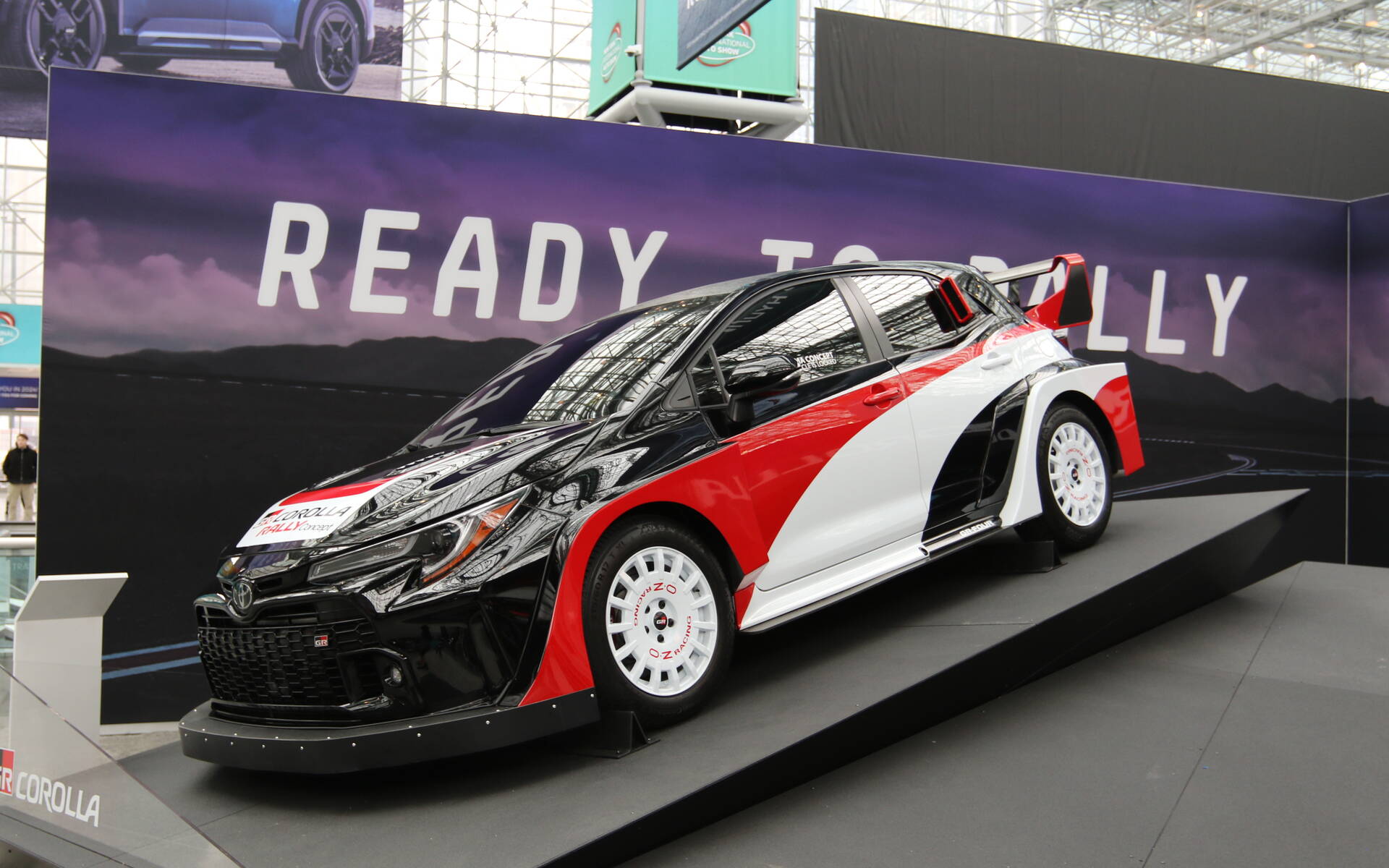<p>Toyota GR Corolla préparée pour le Rallye</p>