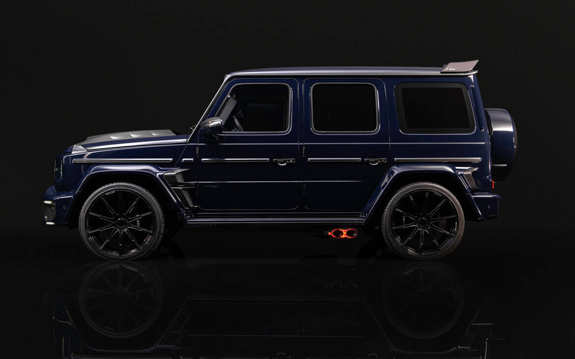 Brabus Deep Blue 900 G63 Comes With Matching Boat and Watch - The