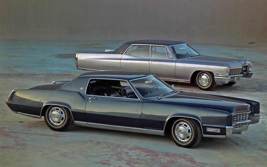 <p>Cadillac Eldorado et Fleetwood Sixty Special 1967</p>