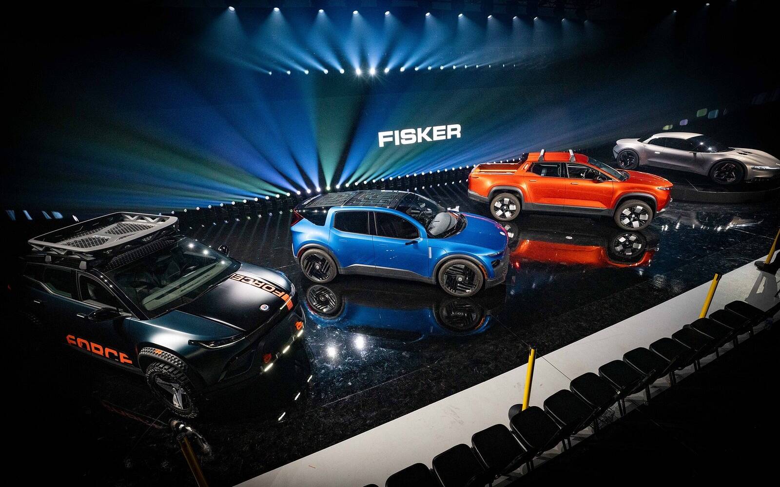 Fisker dévoile quatre futurs modèles électriques