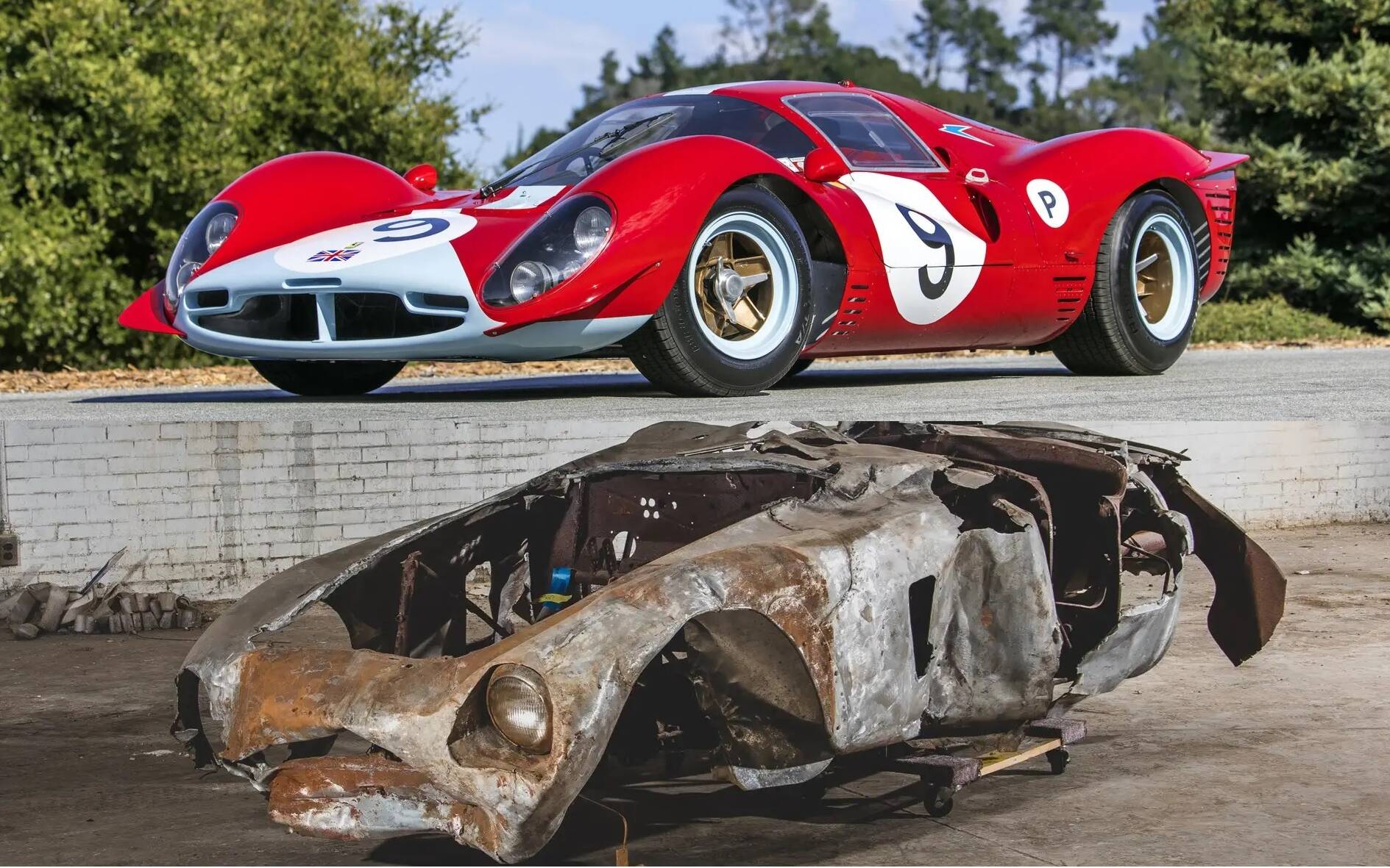 Deux vieilles Ferrari, dont une calcinée, vendues à des prix démentiels 585287-deux-vieilles-ferrari-dont-une-calcinee-vendues-a-des-prix-dementiels