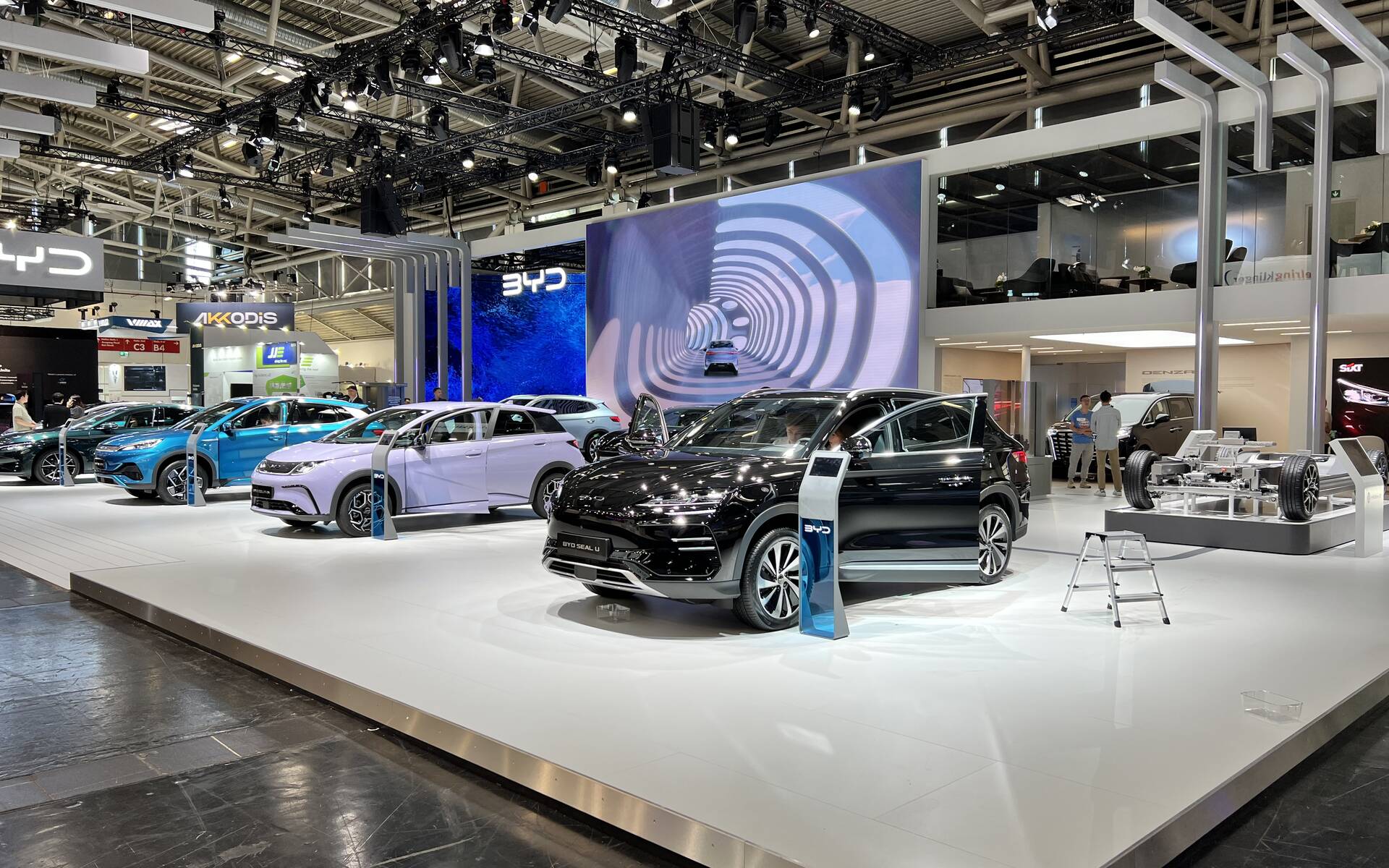 <p>Stand BYD au IAA Mobility 2023</p>