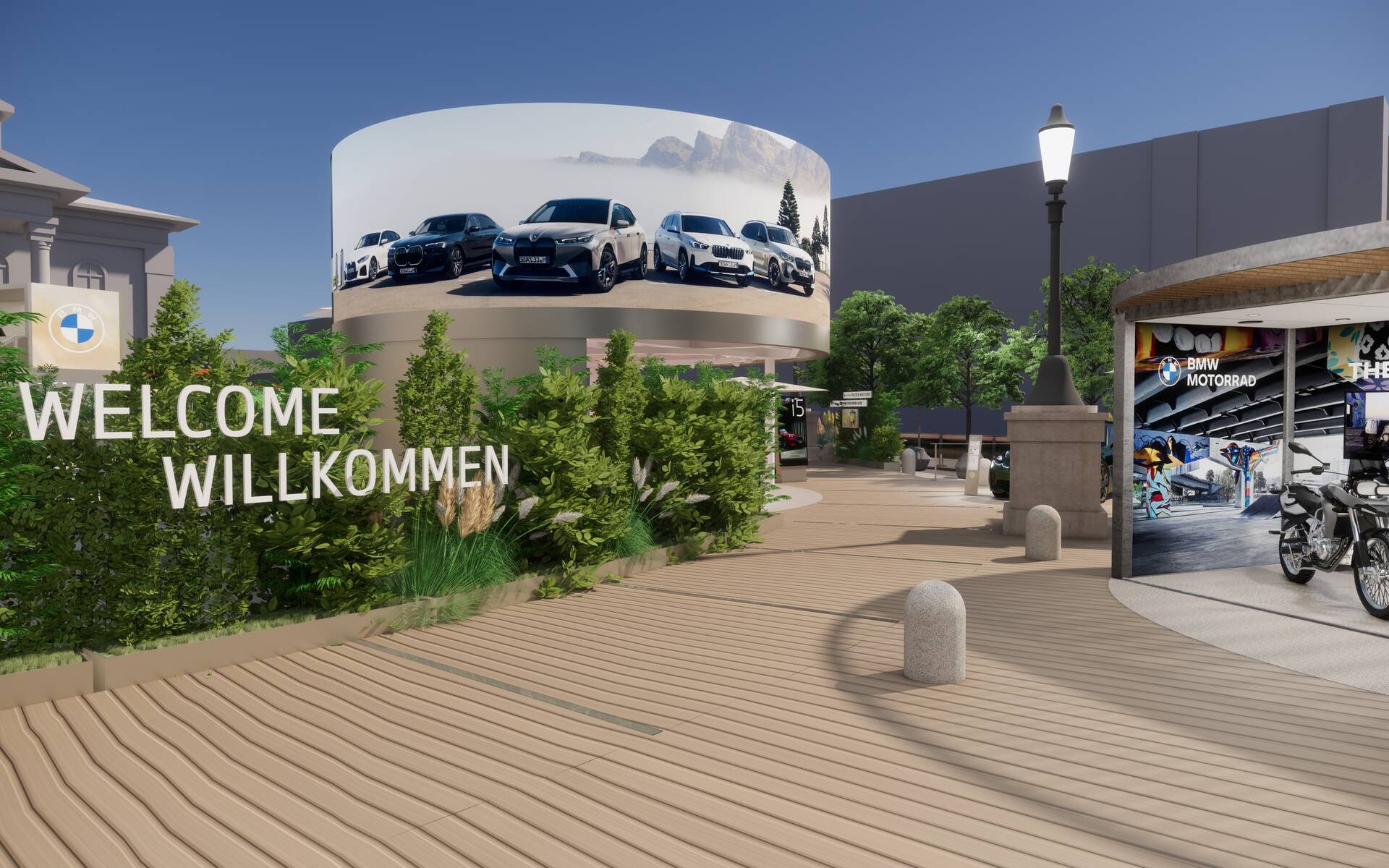 <p>Stand BMW au centre-ville de Munich au IAA Mobility 2023</p>