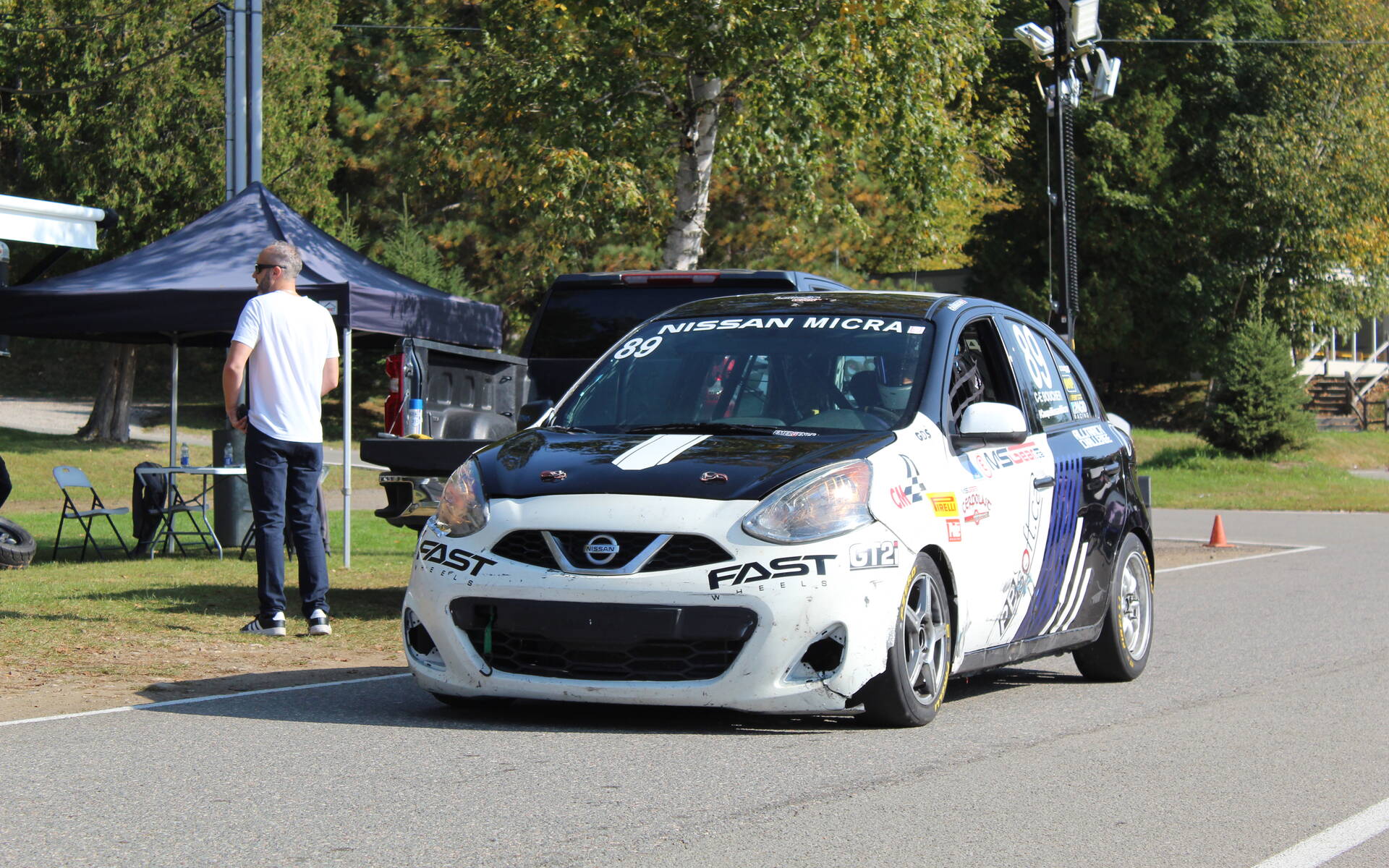 <p>Paddock de la Coupe Nissan Sentra</p>
<p>Photo : Nissan Micra</p>