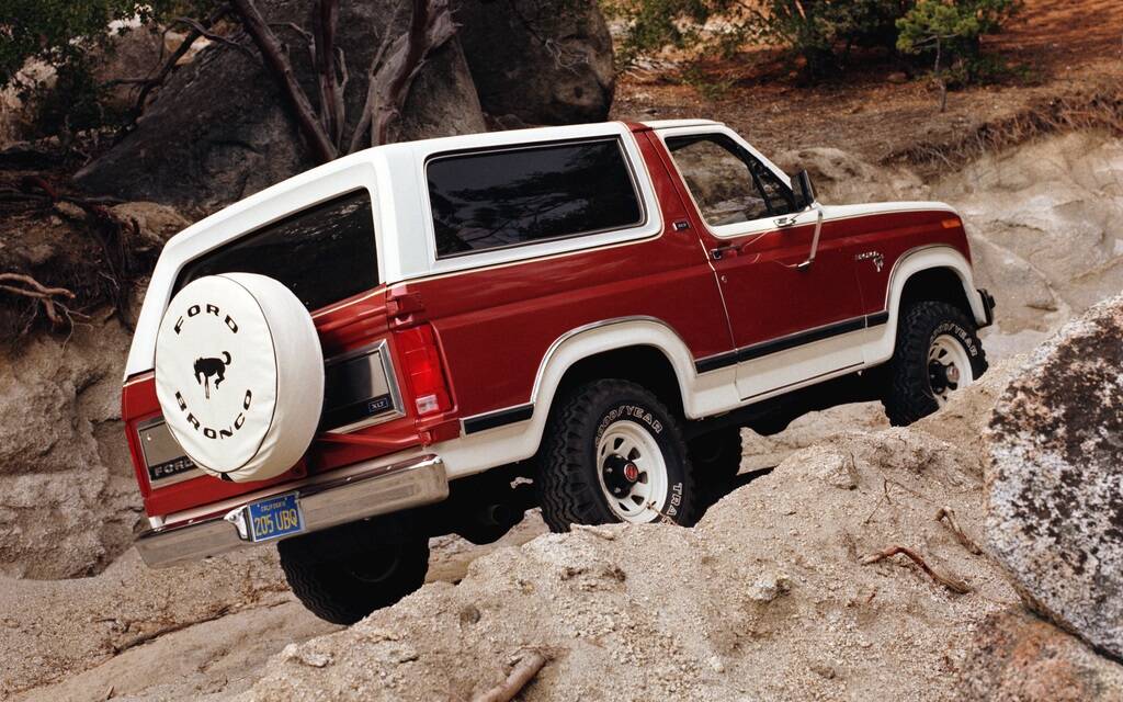 <p>Ford Bronco 1981 (troisième génération, lancée en 1980)</p>