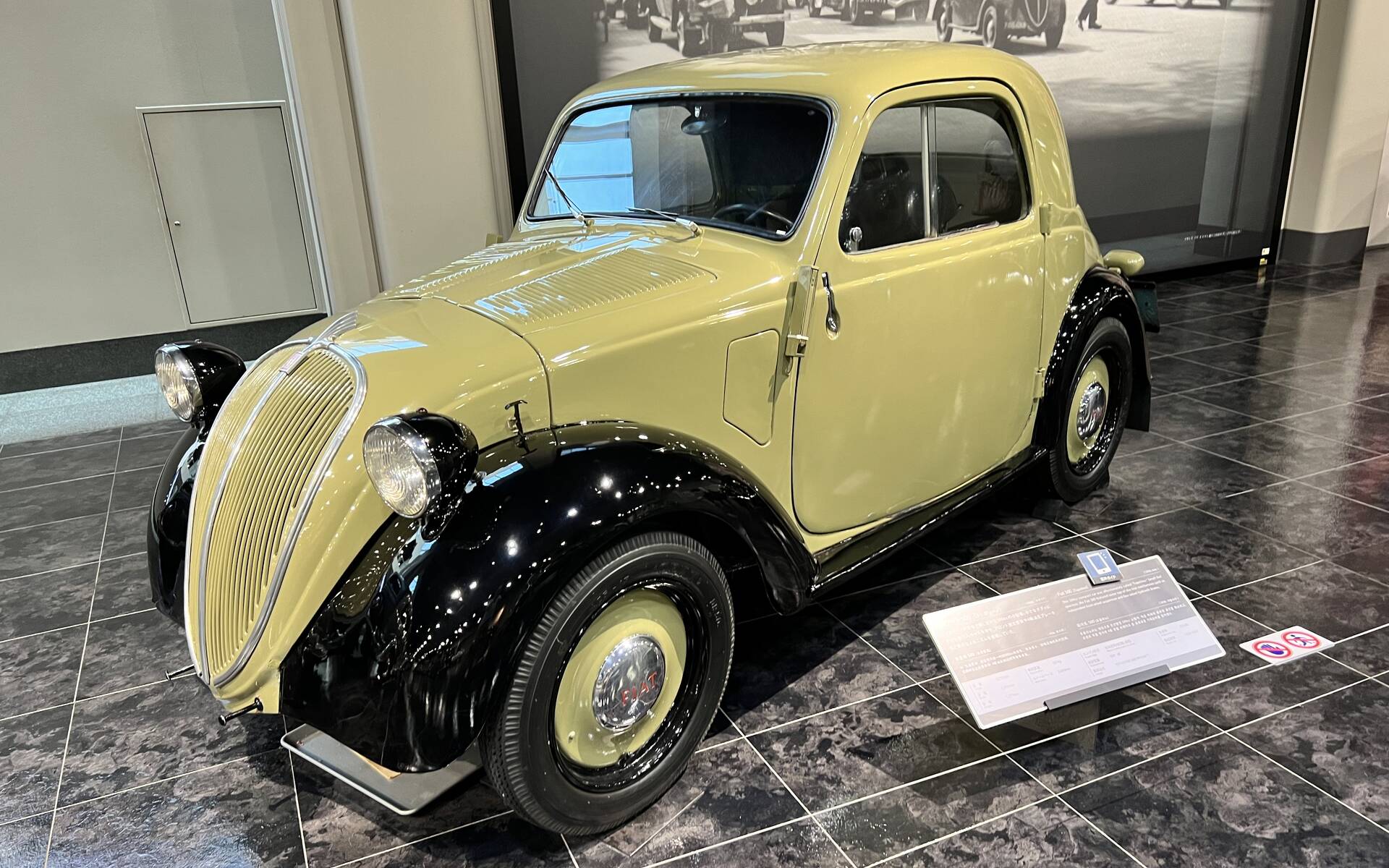 <p>1936 Fiat 500 "Topolino"</p>