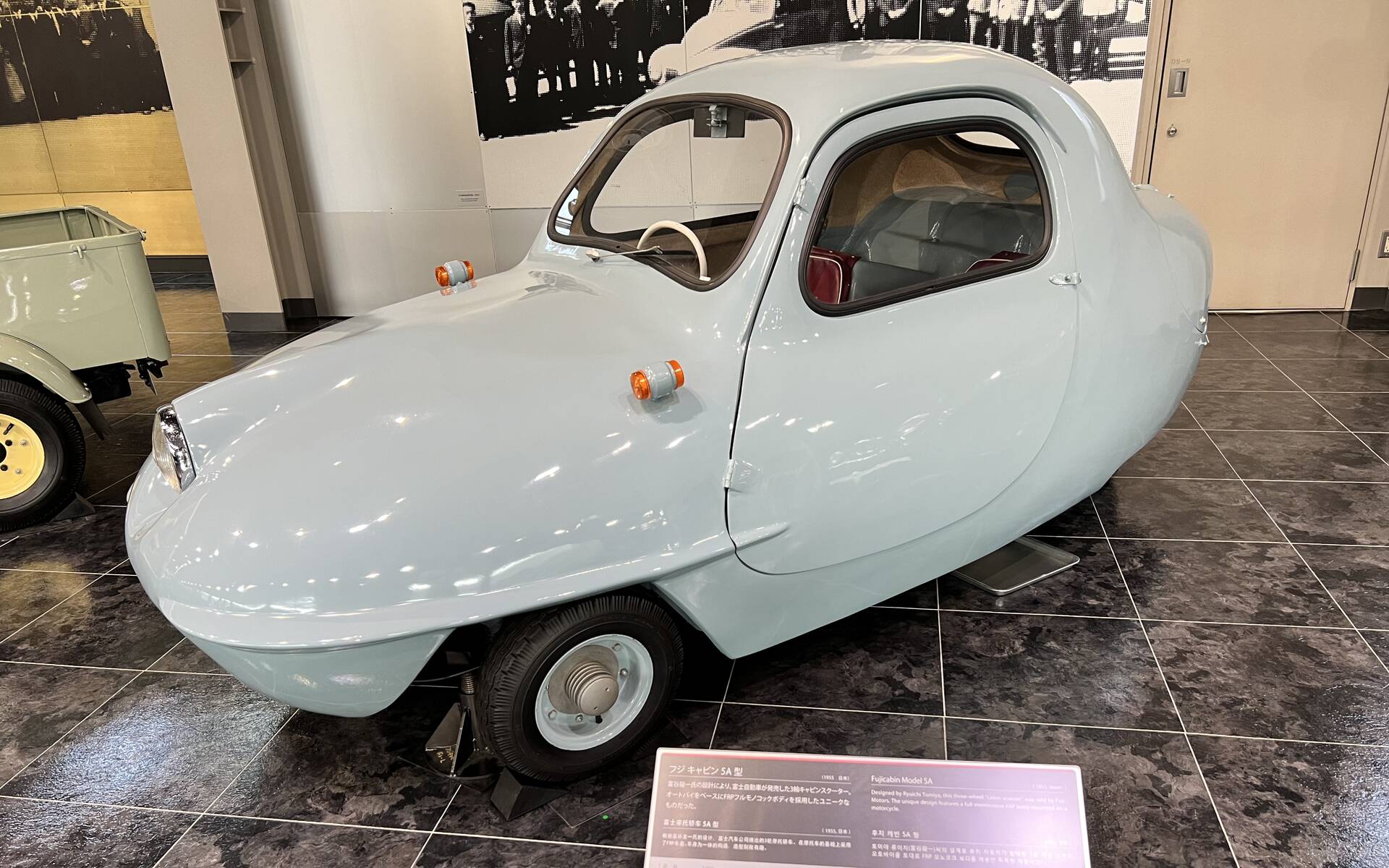 <p>Fujicabin Model 5A 1955 - Musée Toyota à Nagoya au Japon</p>