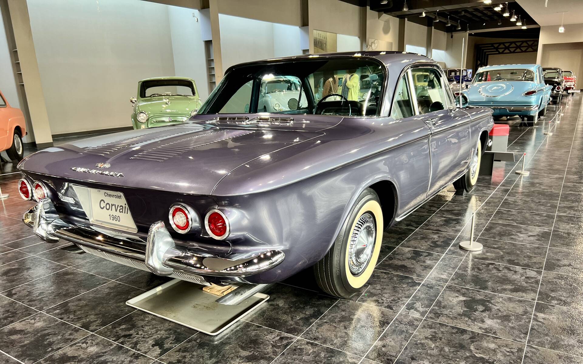 <p>Chevrolet Corvair 1960 - Musée Toyota à Nagoya au Japon</p>