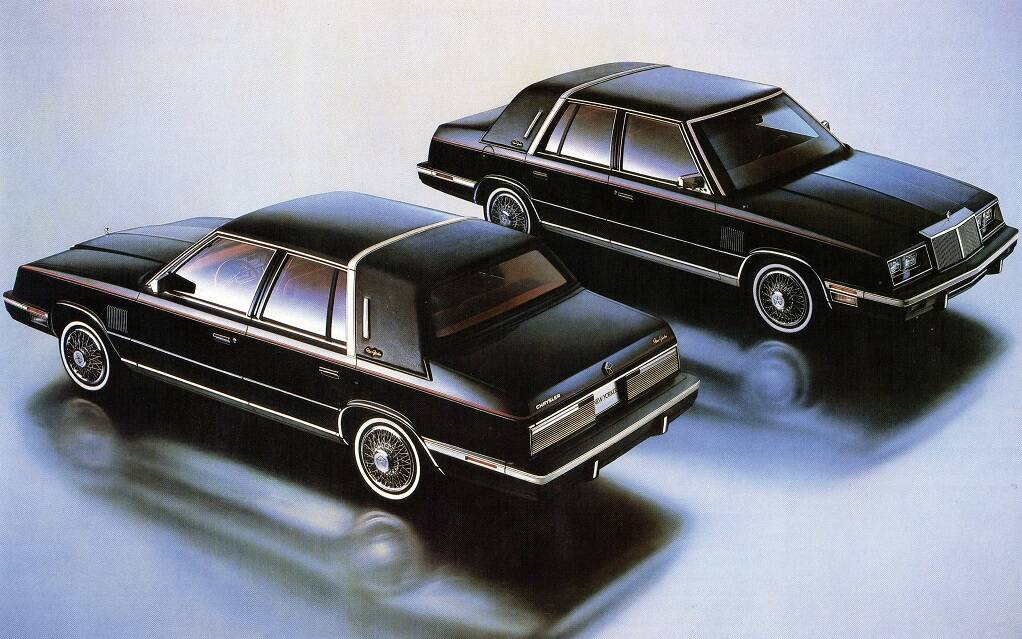 <p>Chrysler New Yorker 1983 (traction avant sur plateforme E)</p>