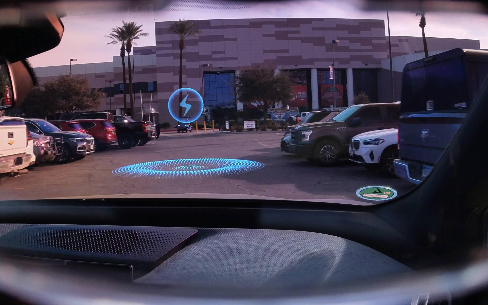 This heads-up display for your car comes equipped with 's Alexa