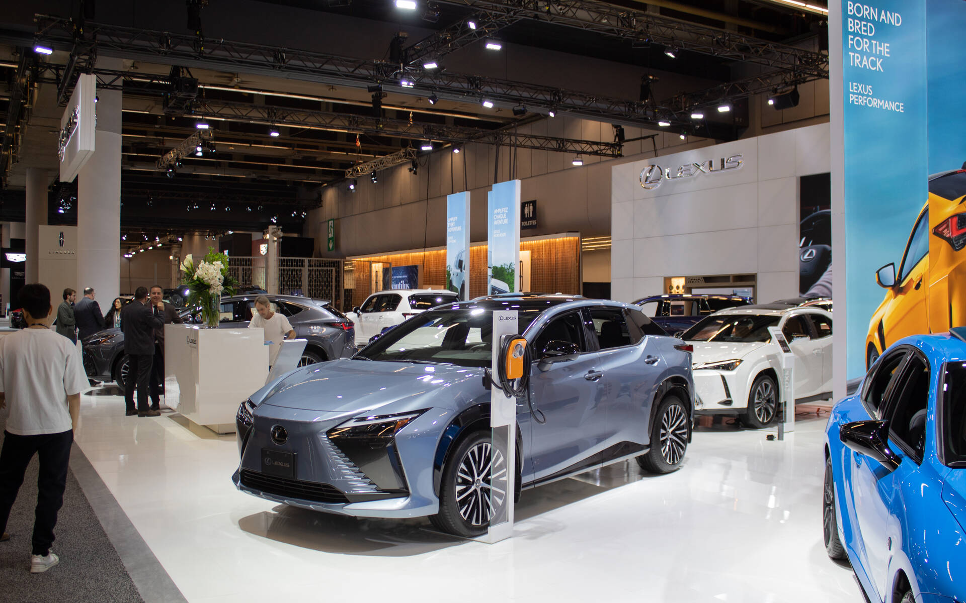 <p>Le kiosque de Lexus.</p>