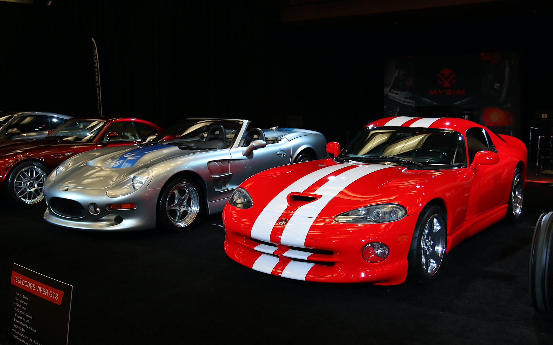 <p>1998 Dodge Viper GTS and 1999 Shelby Series 1</p>